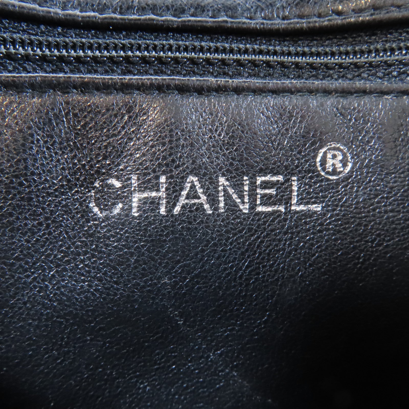 CHANEL 【激減優惠】菱格牛皮皮革Shoulder Bag銀扣肩背袋黑色
