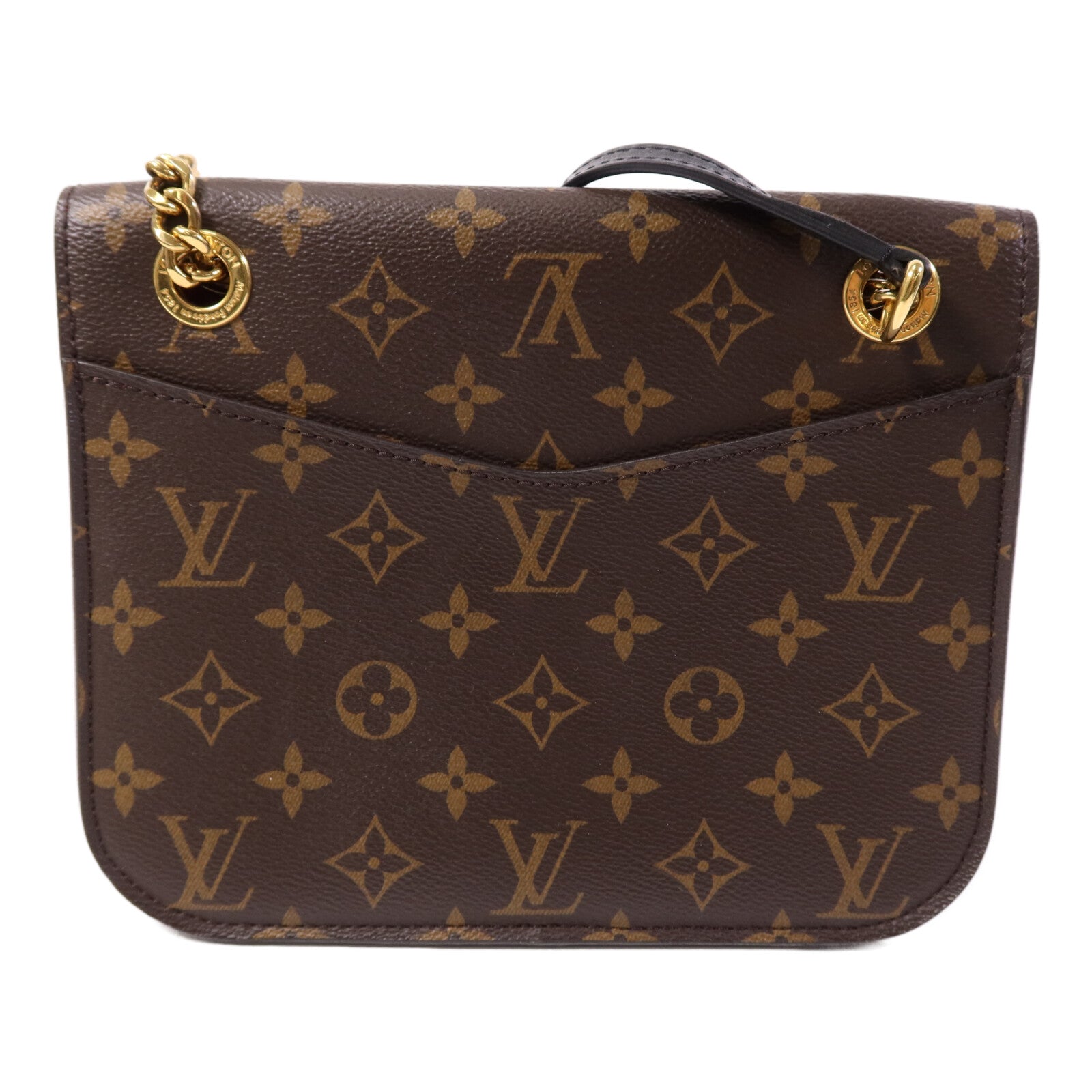 LOUIS VUITTON Monogram Passy金扣鏈帶肩背袋