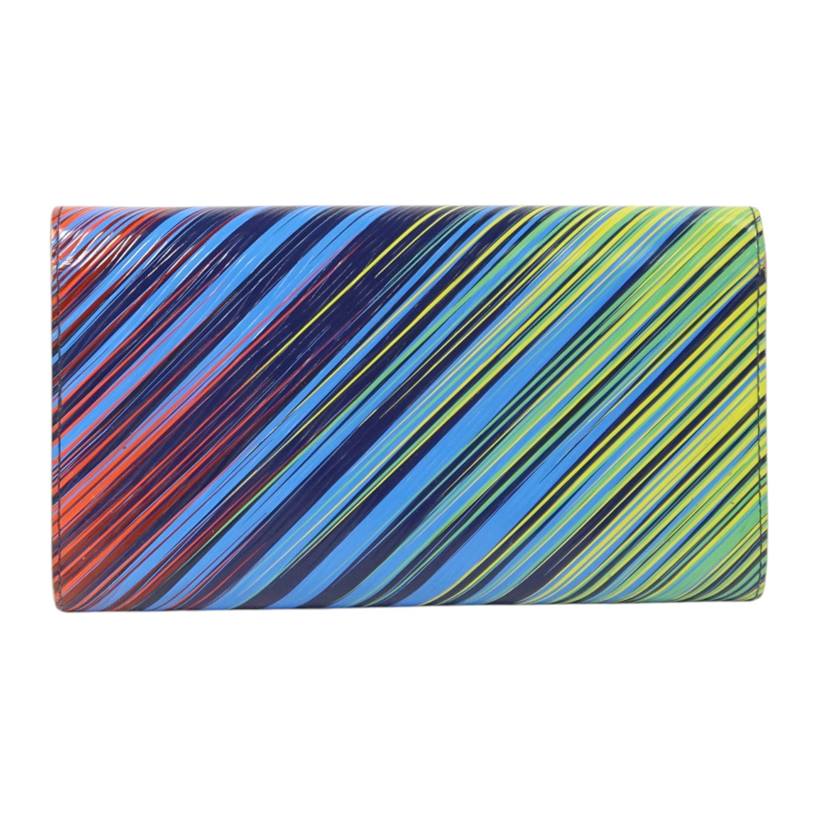 LOUIS VUITTON Epi Rainbow Twist Long Wallet銀扣長錢包