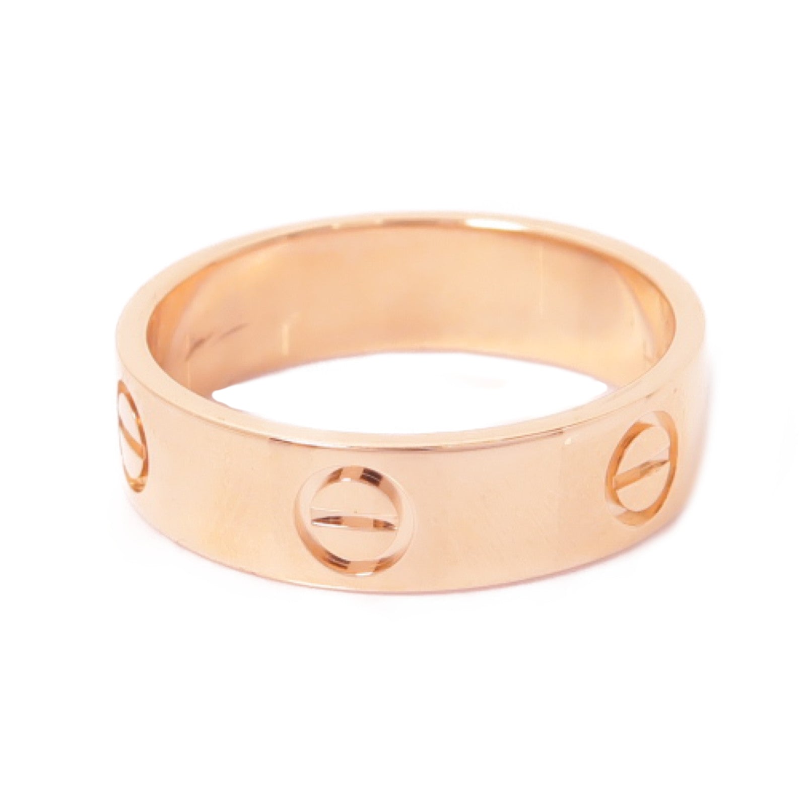 CARTIER 18K玫瑰金Love Ring戒指Cartier#57/US#8