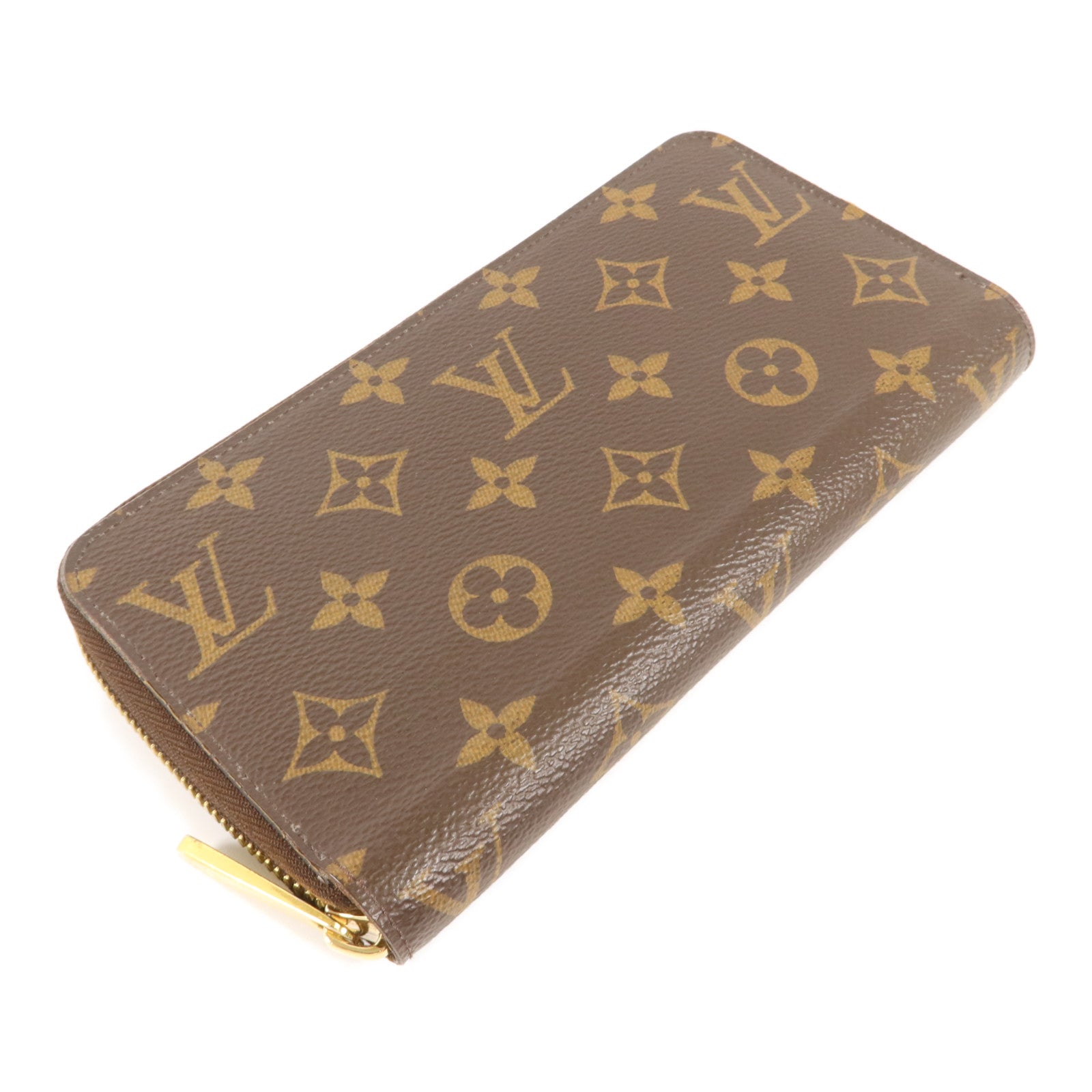 LOUIS VUITTON Monogram Zipper Long Wallet金扣長錢包