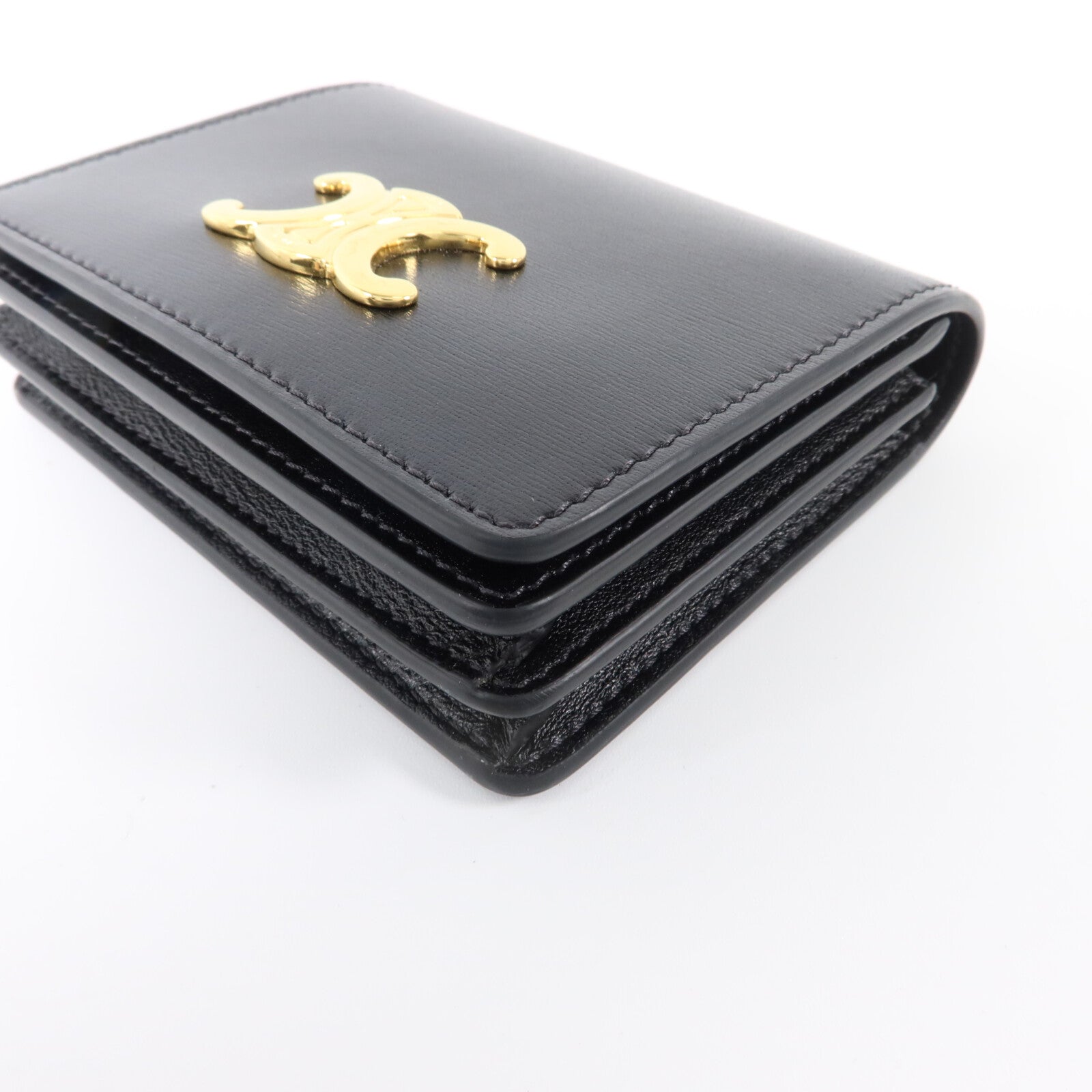 CELINE 牛皮皮革Card Case金扣卡片套