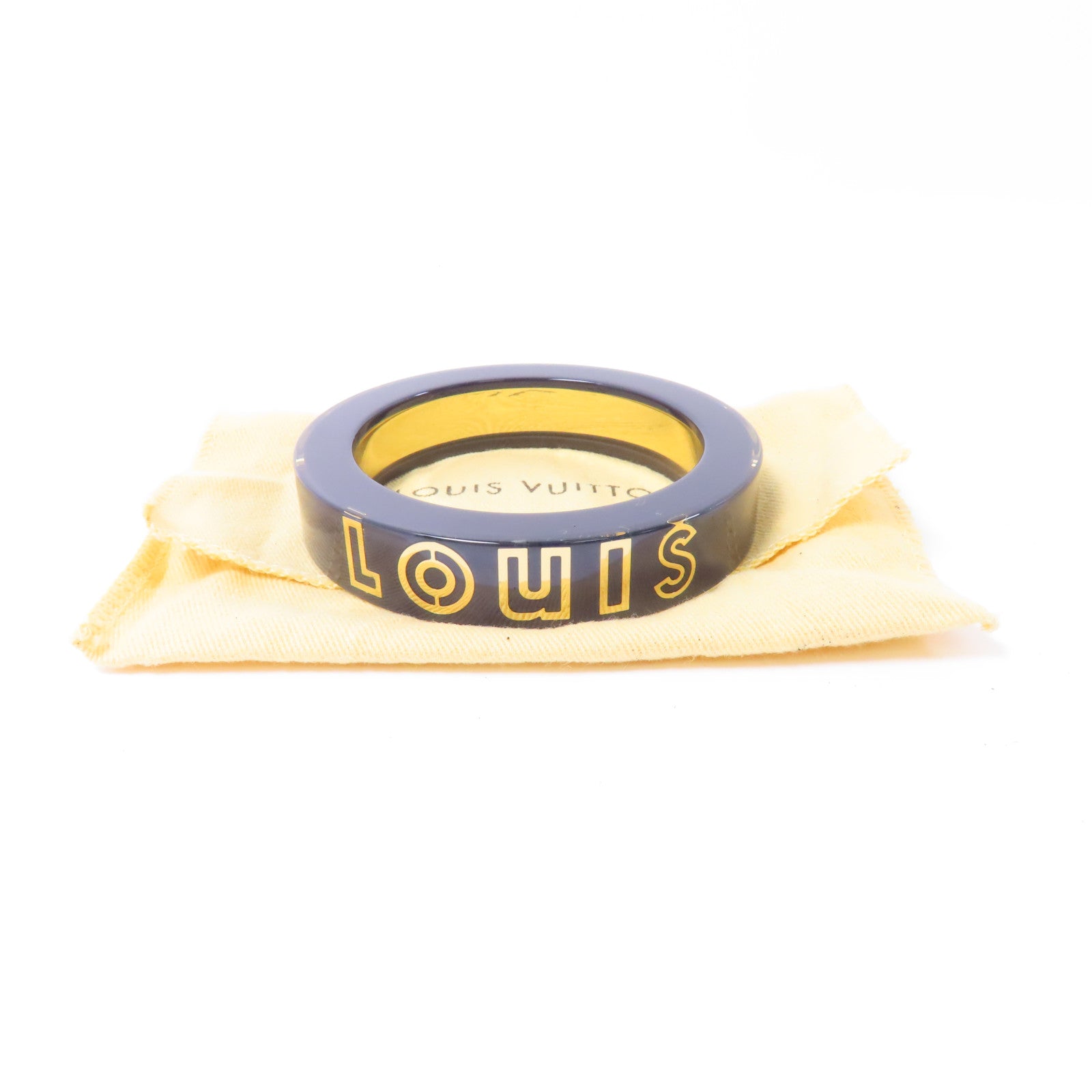 LOUIS VUITTON 【激減優惠】PVC Bracelet手鏈黑色/金色