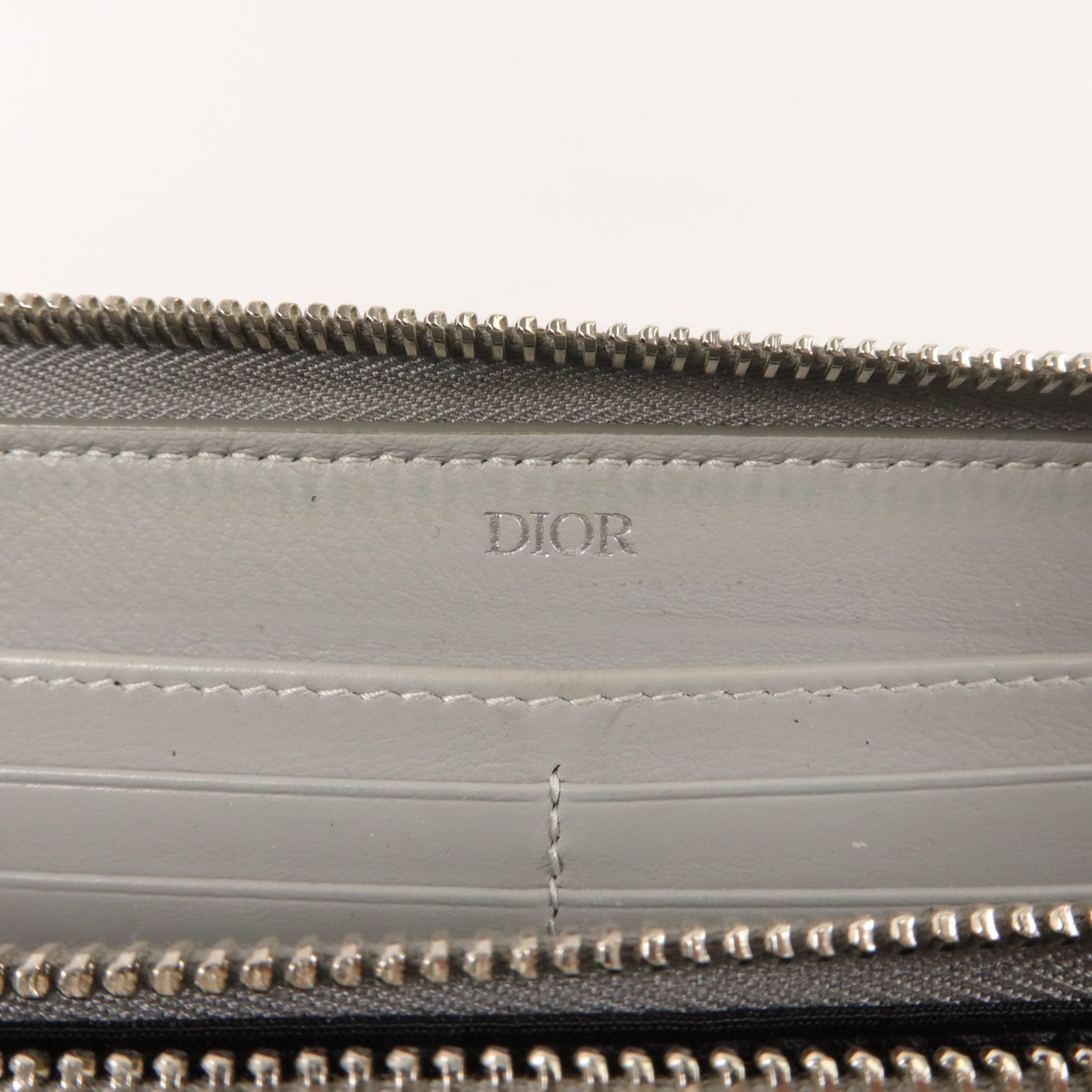 Dior 塗層帆布Long Zip Wallet長錢包