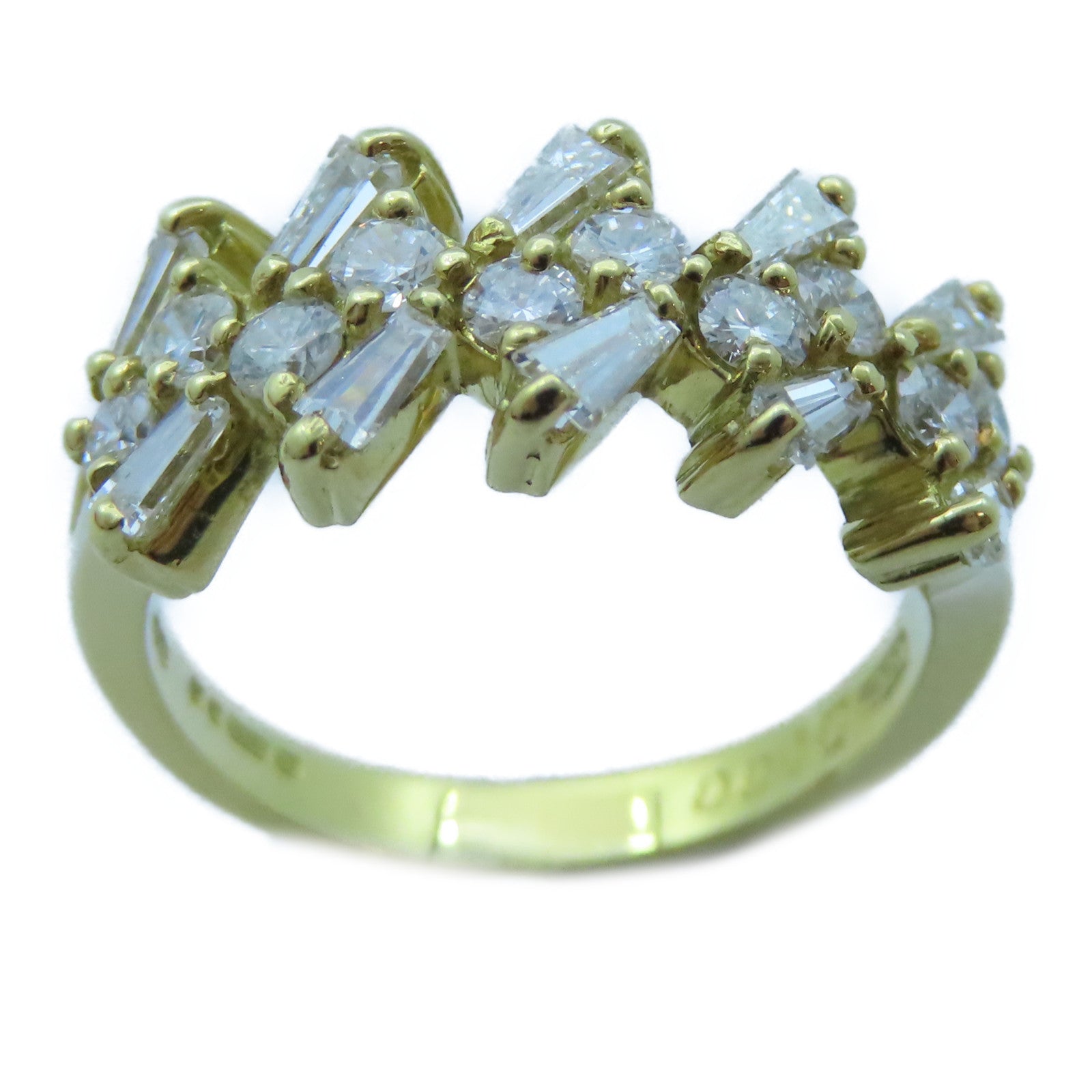 JEWELRY 【激減優惠】18K黃金Diamond Ring 1.00ct鑽石戒指US#5.25