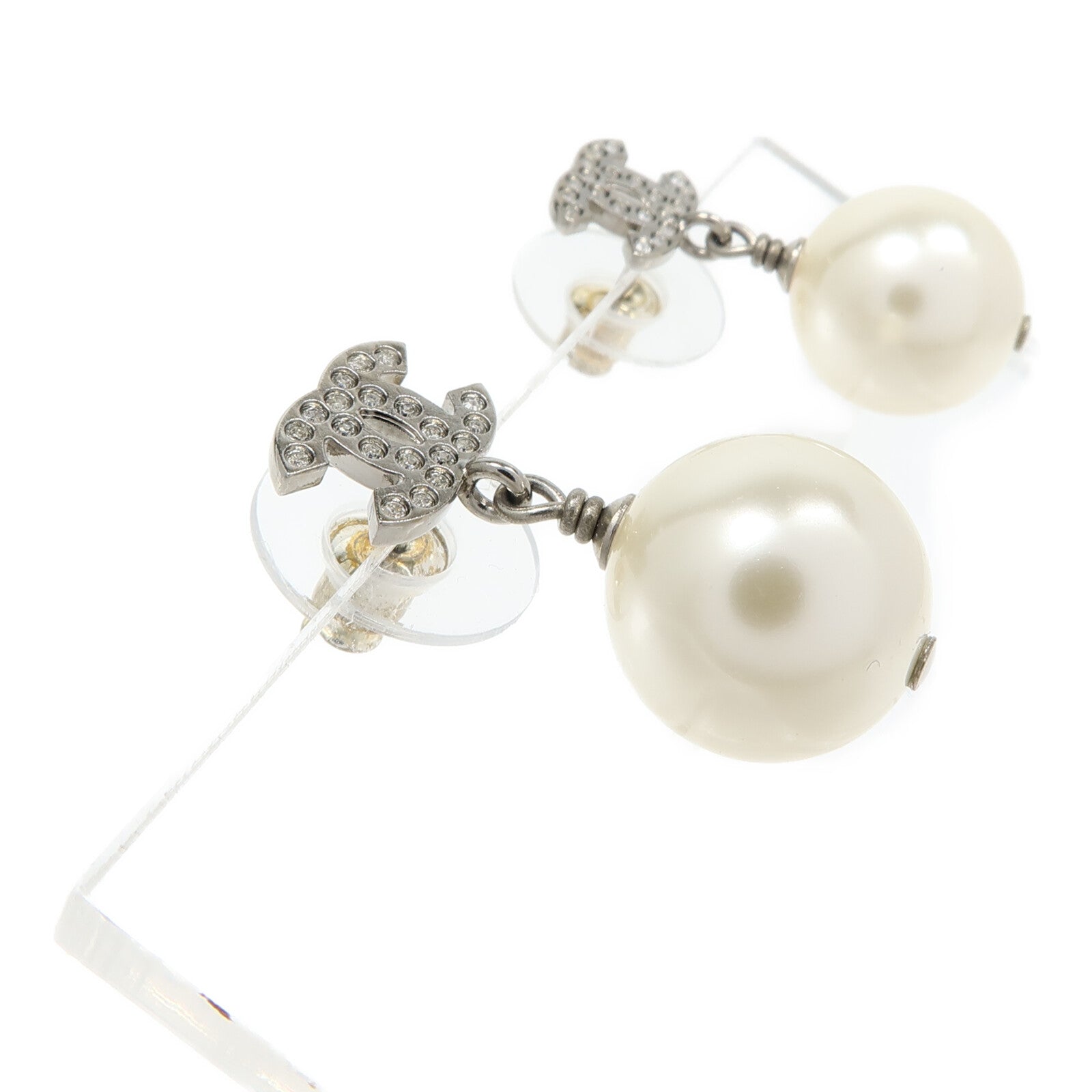 CHANEL 金屬/PVC Earrings耳環