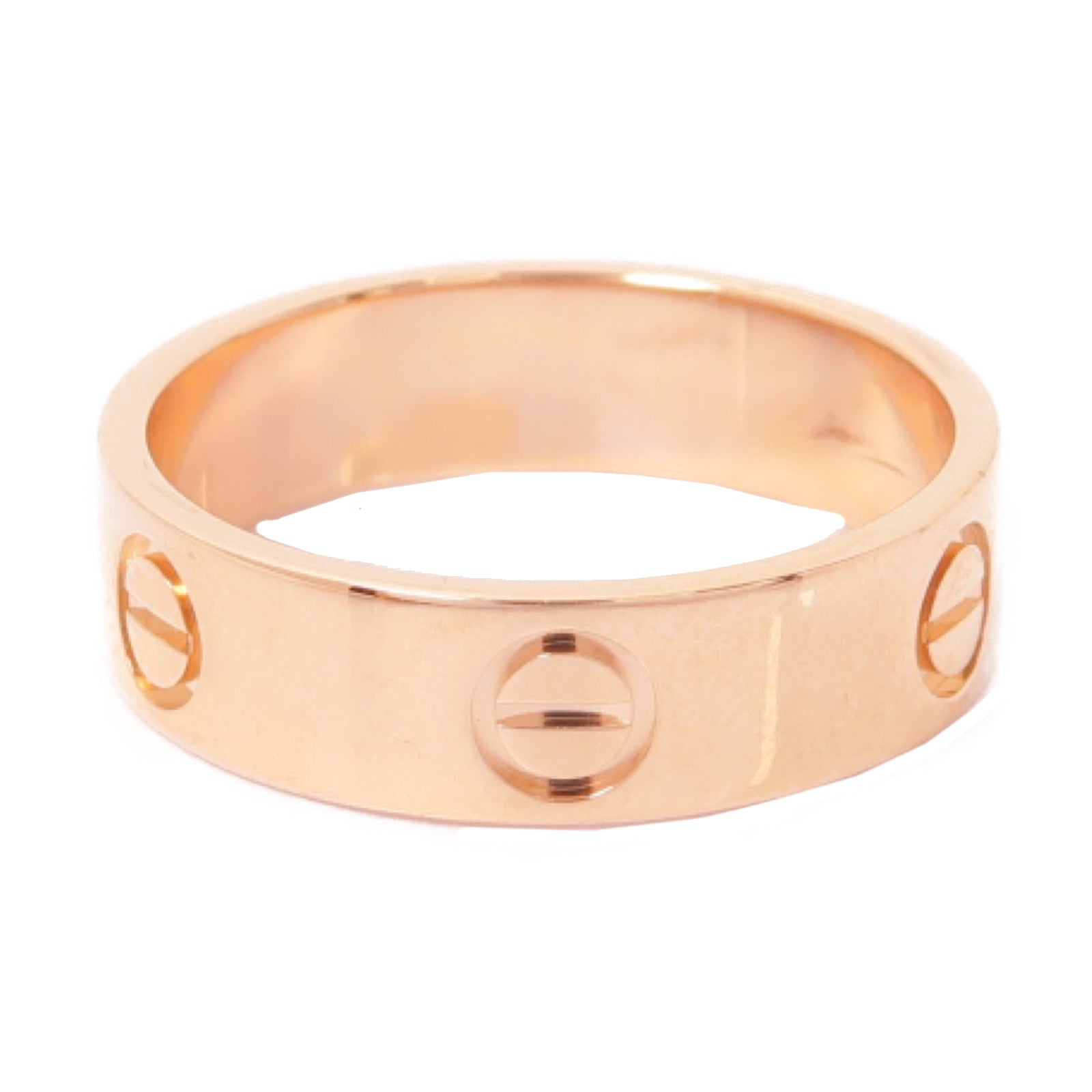 CARTIER 18K玫瑰金Love Ring戒指Cartier#57/US#8