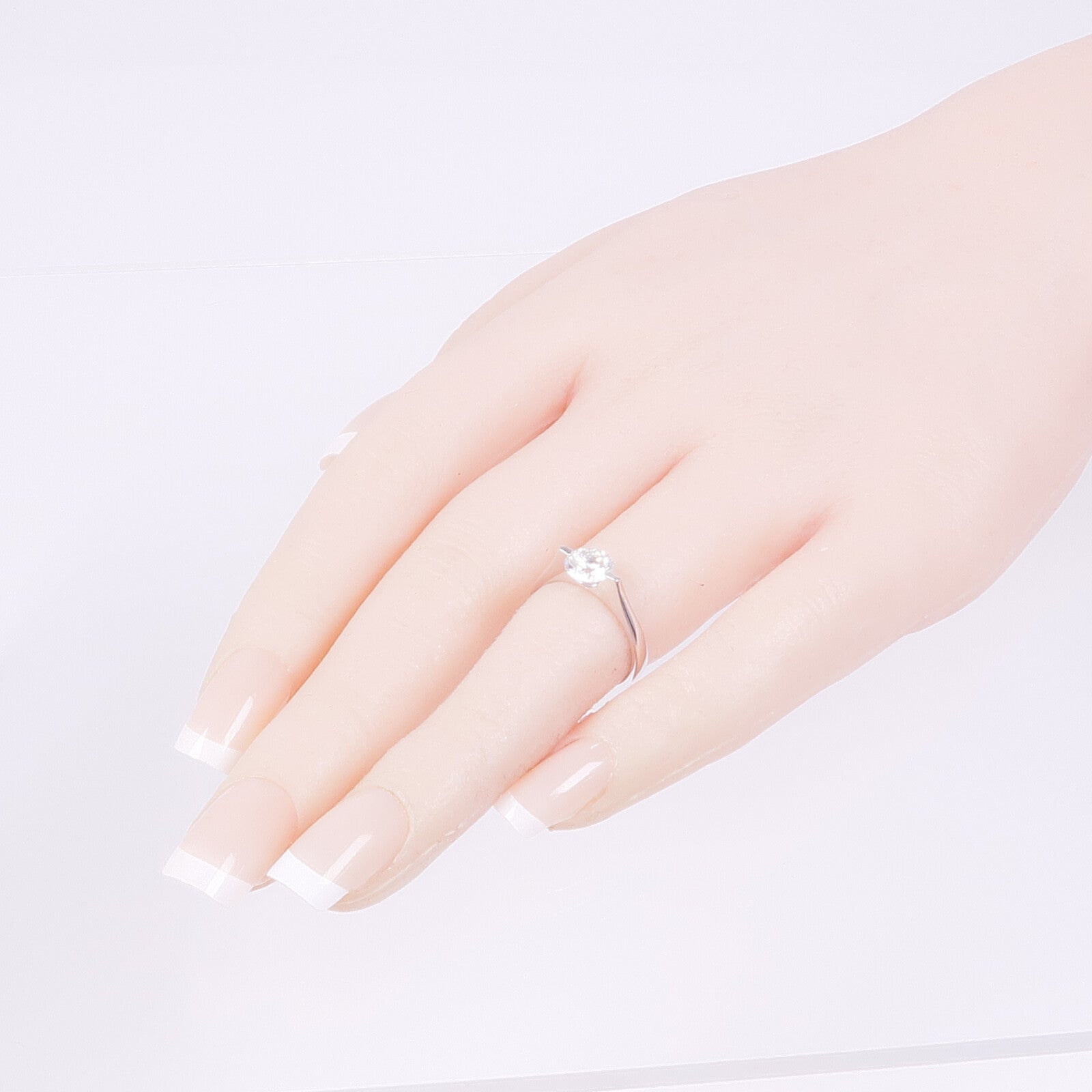 JEWELRY PT900鉑金Diamond Ring鑽石戒指US#4.5
