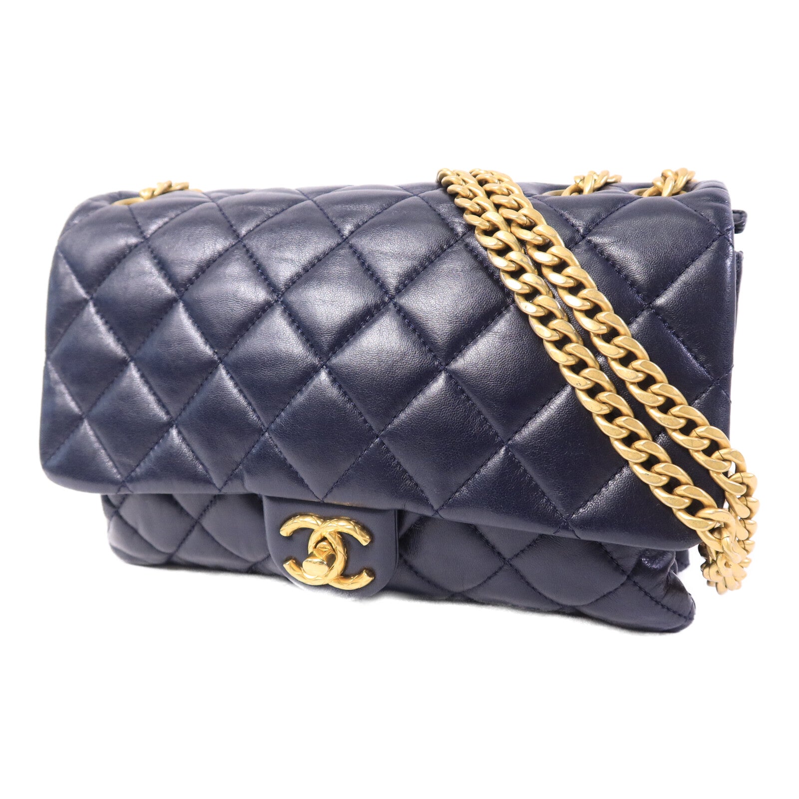 CHANEL 羊皮皮革Chain Shoulder Bag肩背袋