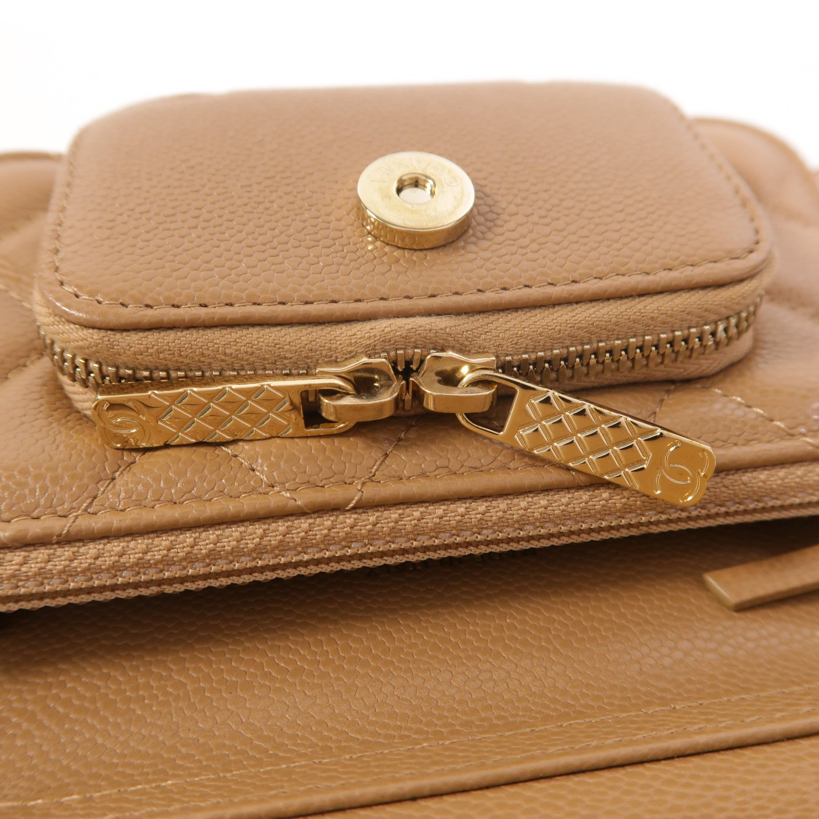 CHANEL 牛皮皮革Mini Business Affinity鏈帶肩背袋