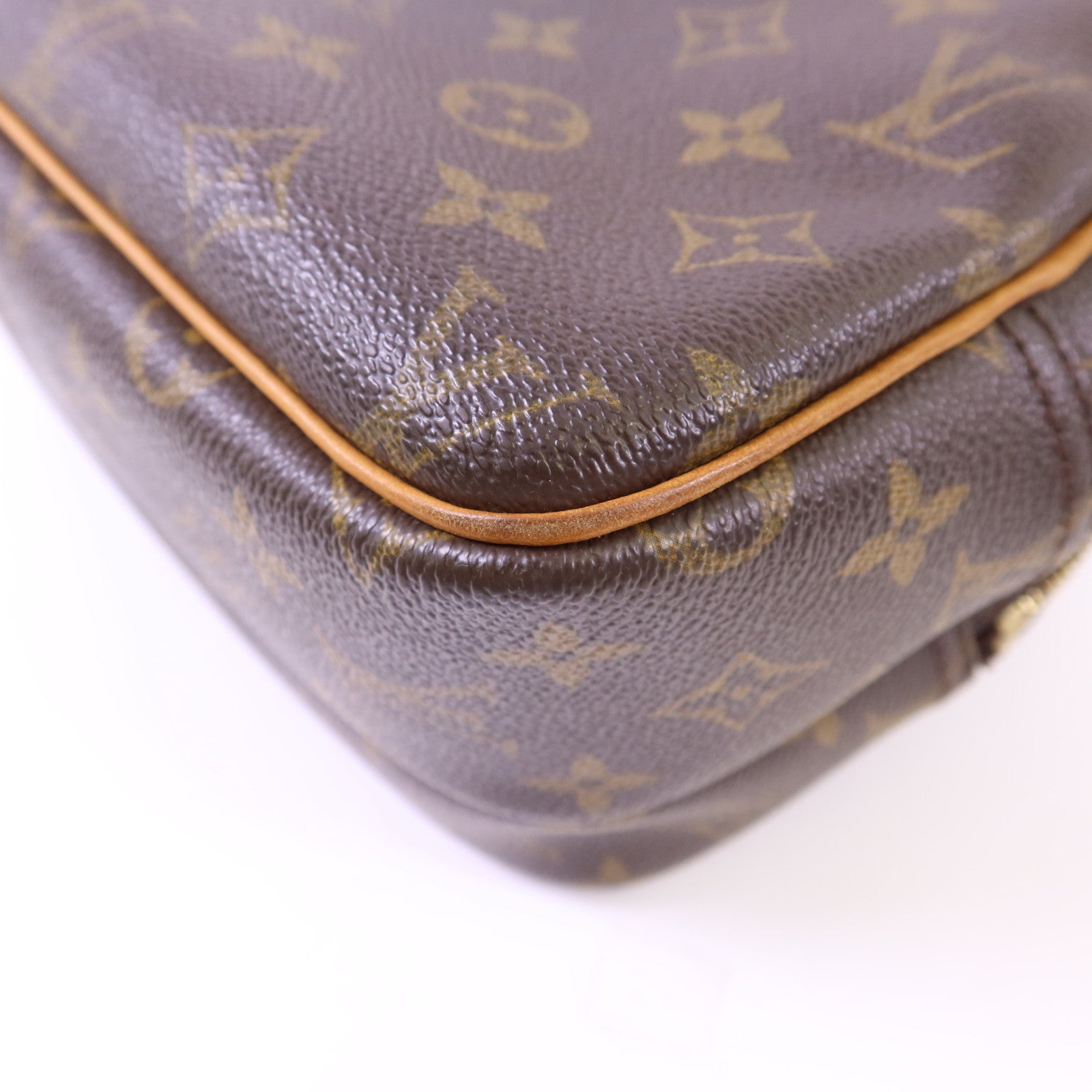 LOUIS VUITTON Monogram Reporter PM金扣肩背袋