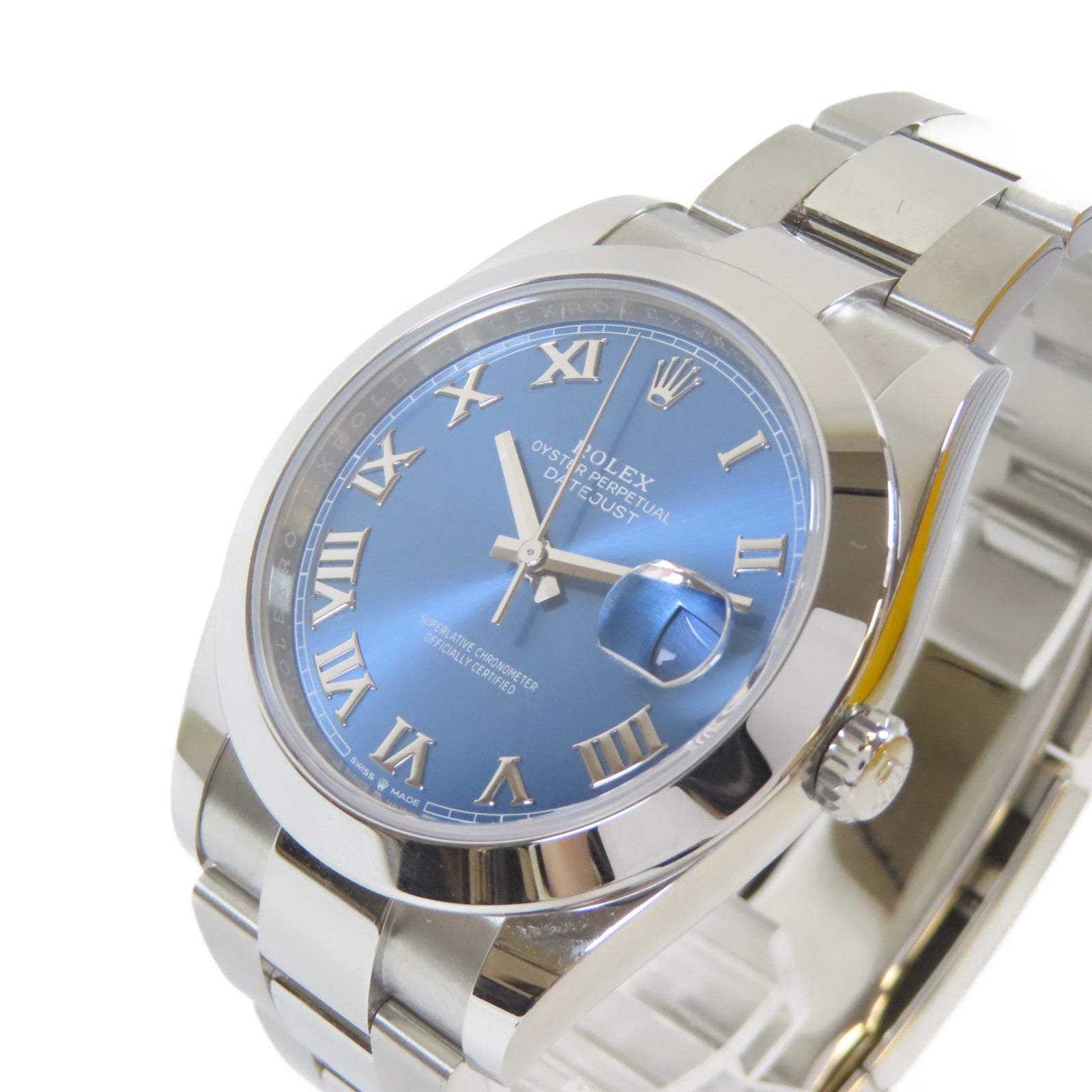 ROLEX Datejust 41mm不鏽鋼手錶自動機芯藍色