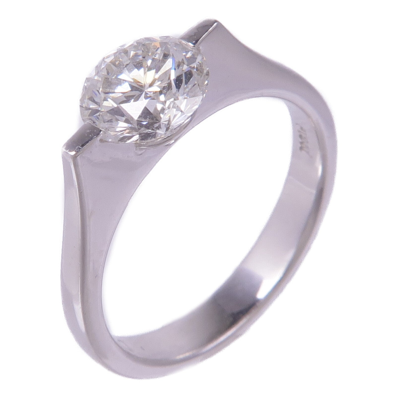JEWELRY PT900鉑金Diamond Ring鑽石戒指US#4.5