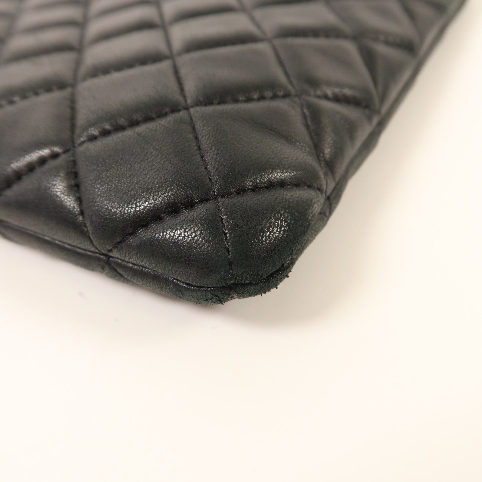 CHANEL 羊皮皮革Clutch Bag金扣手拿包