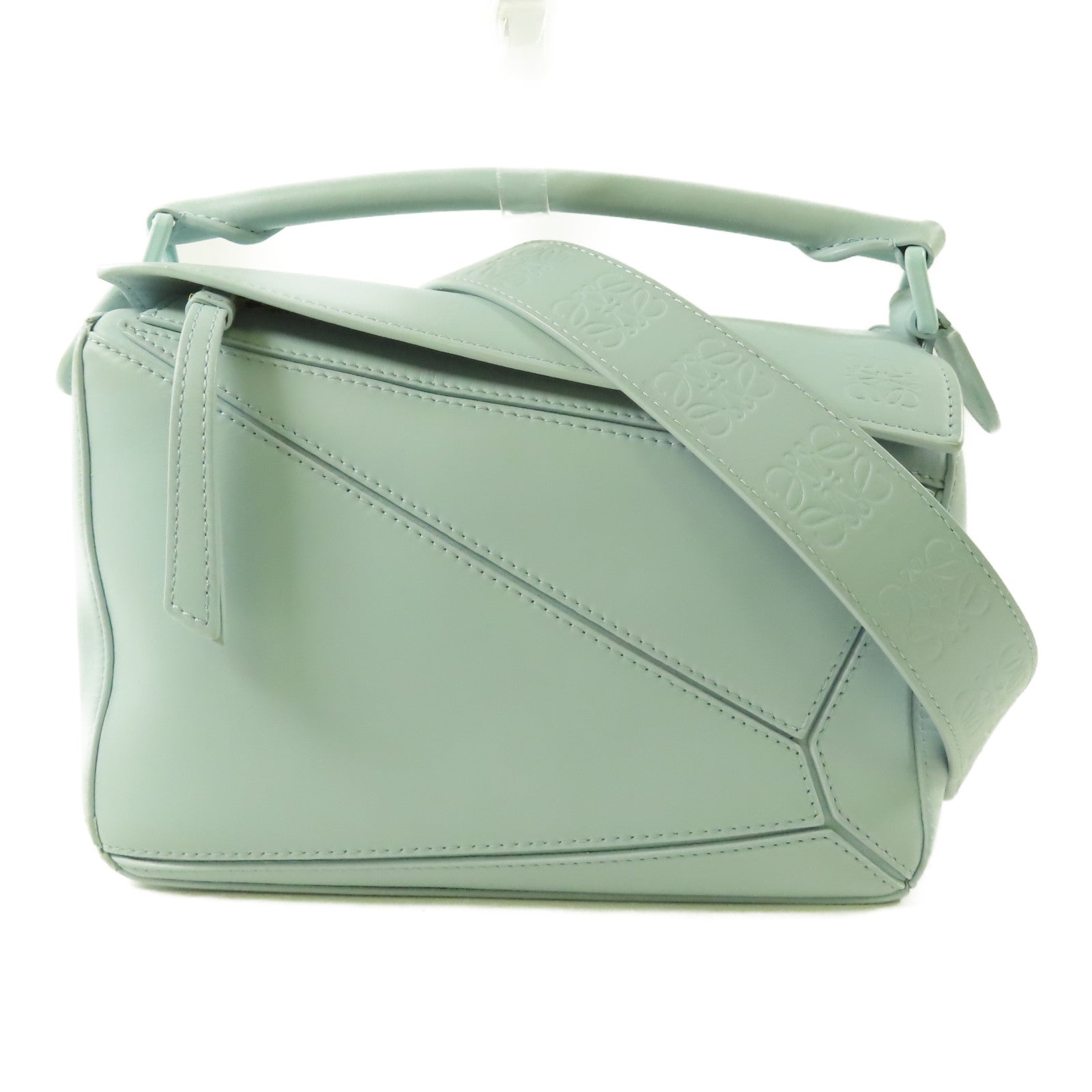 LOEWE 牛皮皮革Small Puzzle金扣手挽肩背兩用袋