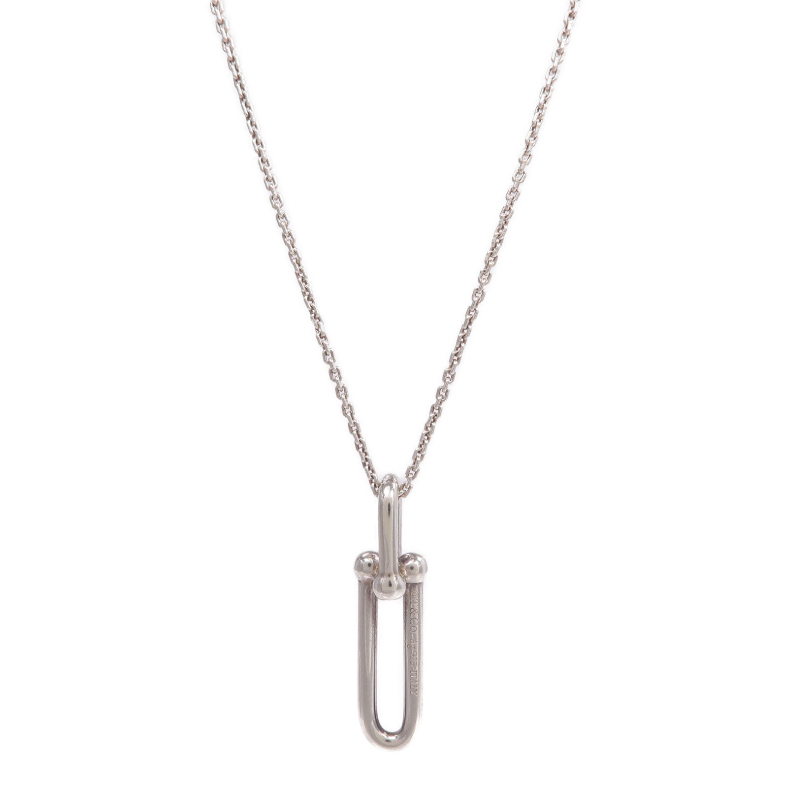 TIFFANY＆CO 925純銀HardWear Necklace項鍊