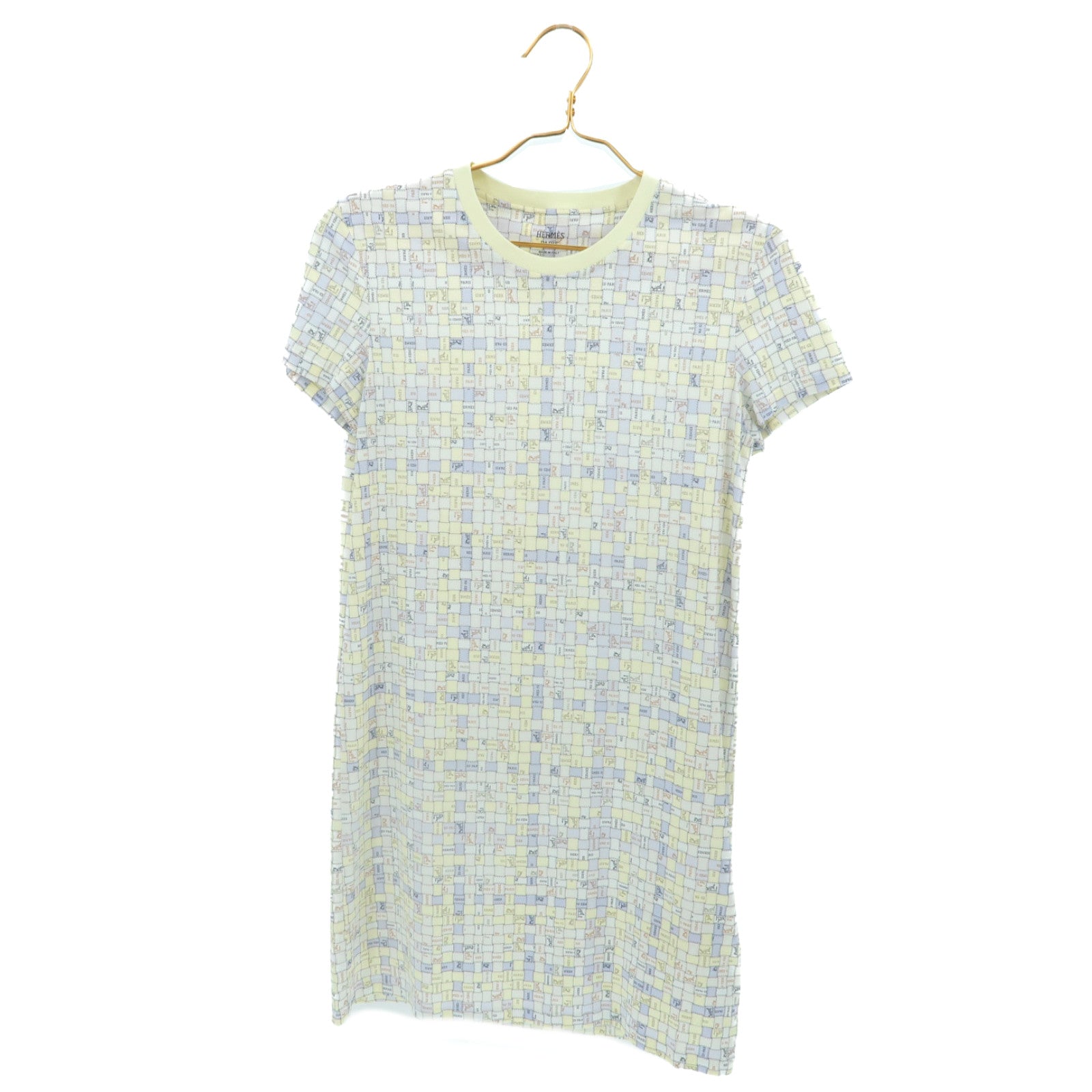 HERMES Cotton Bolduc Printed Dress連身裙