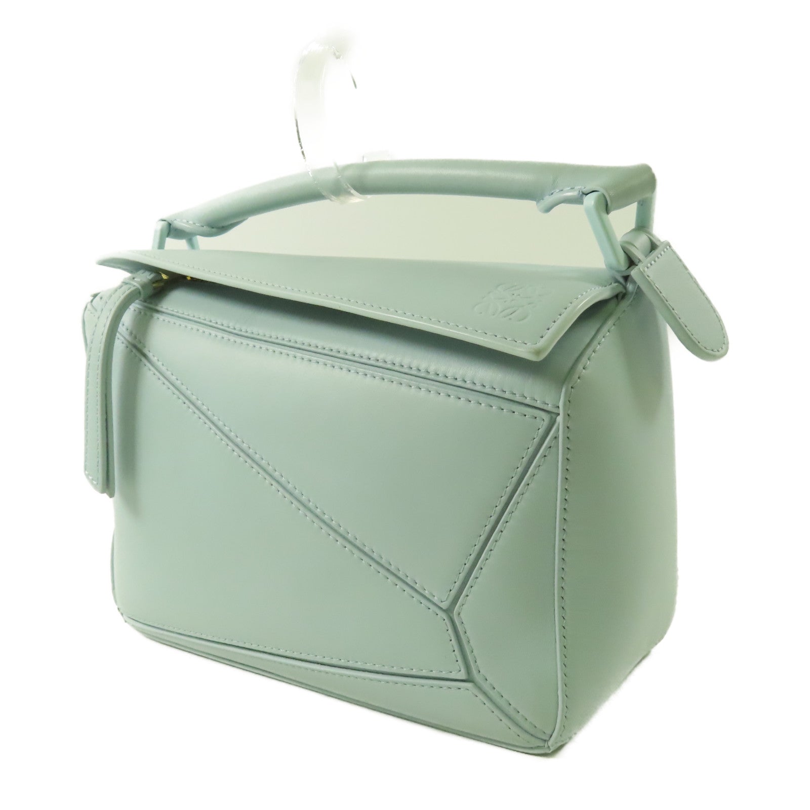 LOEWE 牛皮皮革Small Puzzle金扣手挽肩背兩用袋