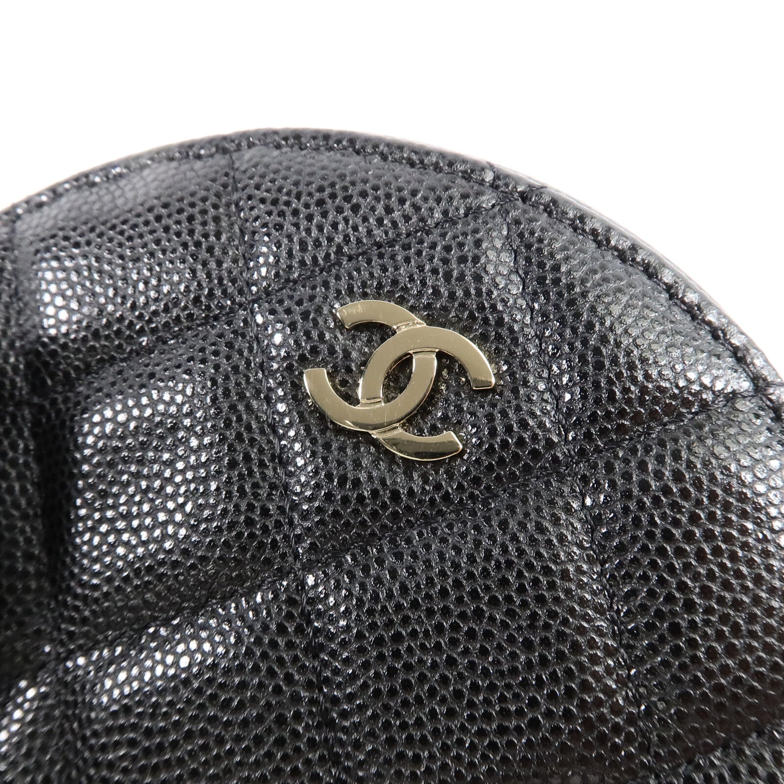 CHANEL 牛皮皮革Round Clutch With Chain肩背袋