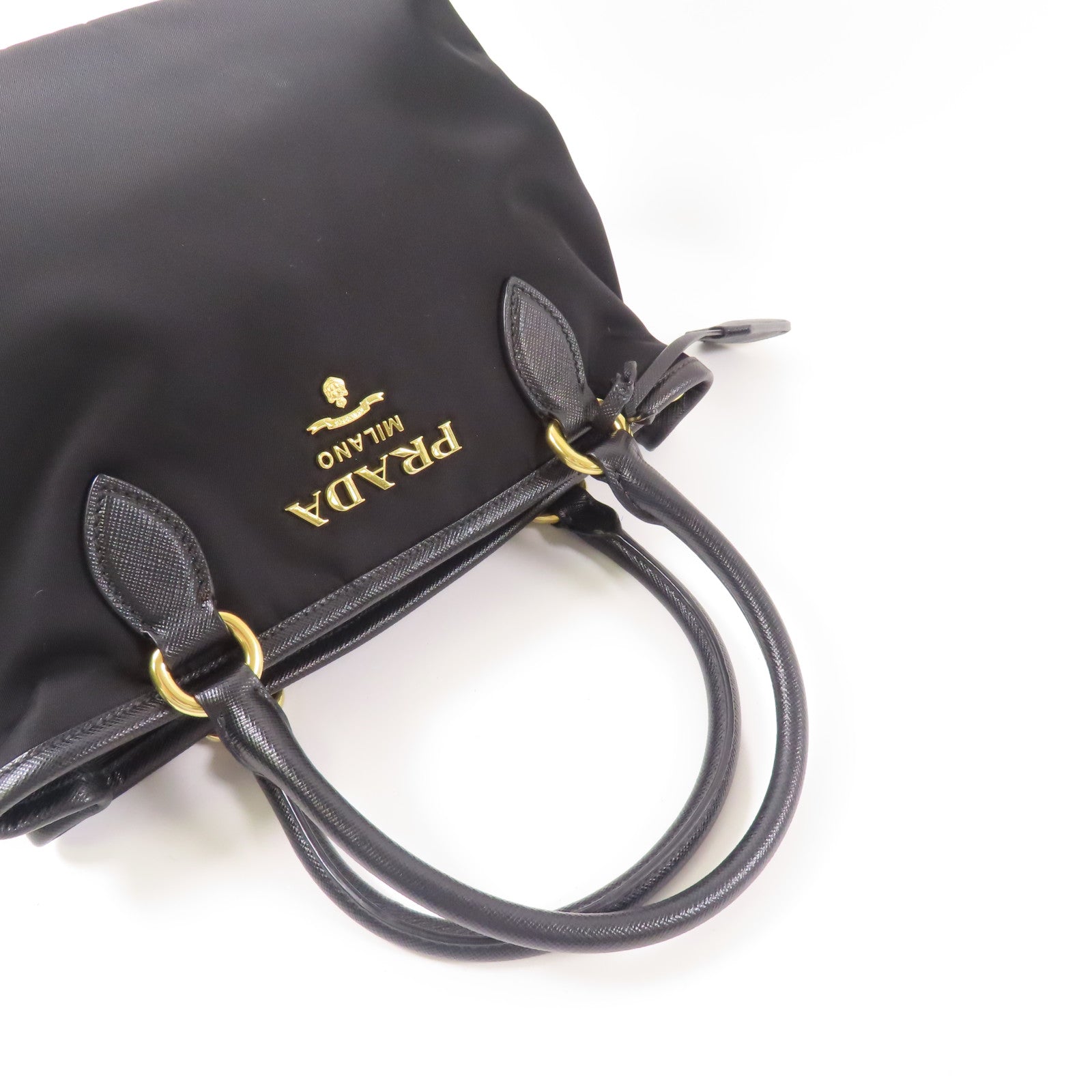 PRADA 尼龍2 Way Shoulder Bag金扣手挽肩背兩用袋