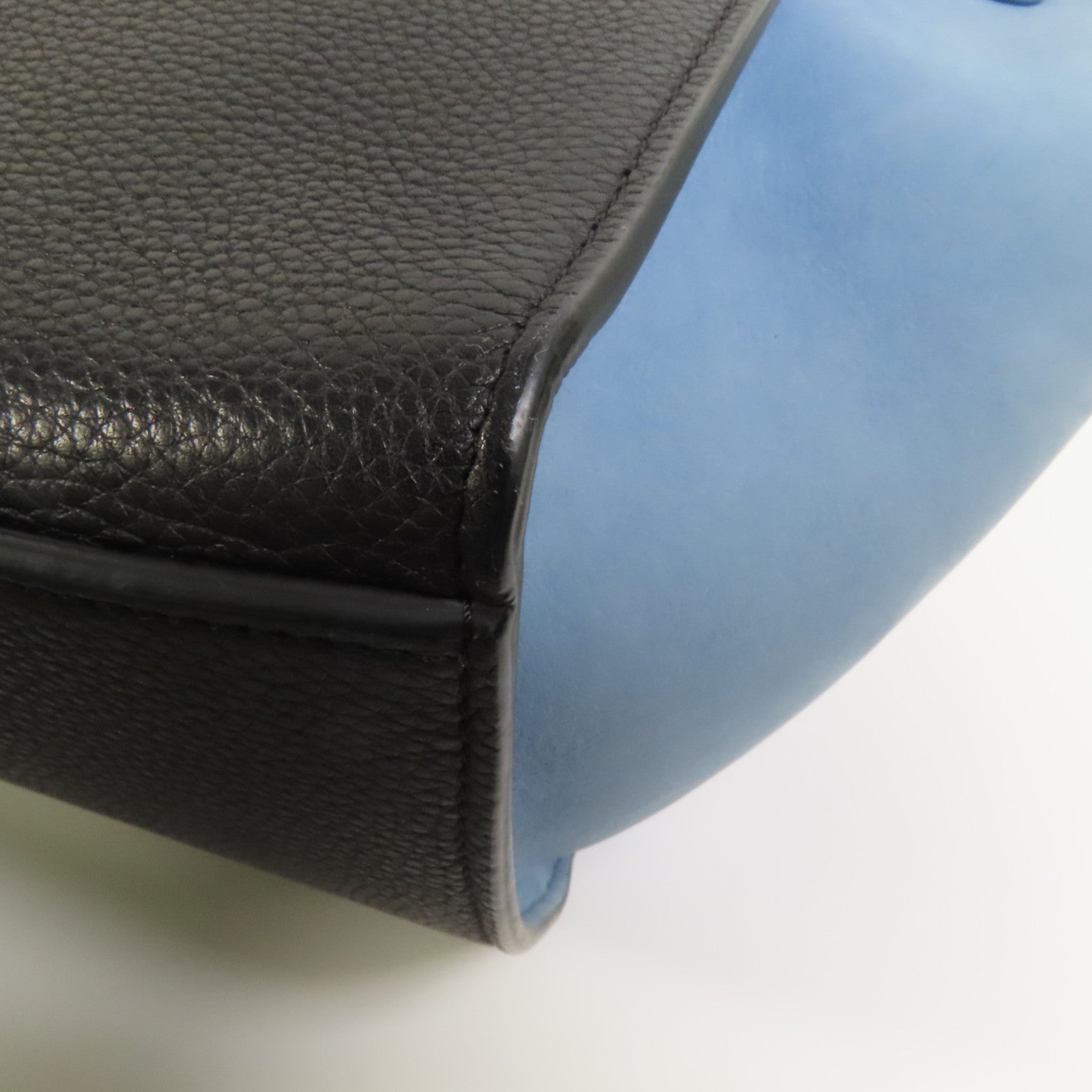 CELINE 牛皮皮革Trapeze銀扣手挽肩背兩用袋