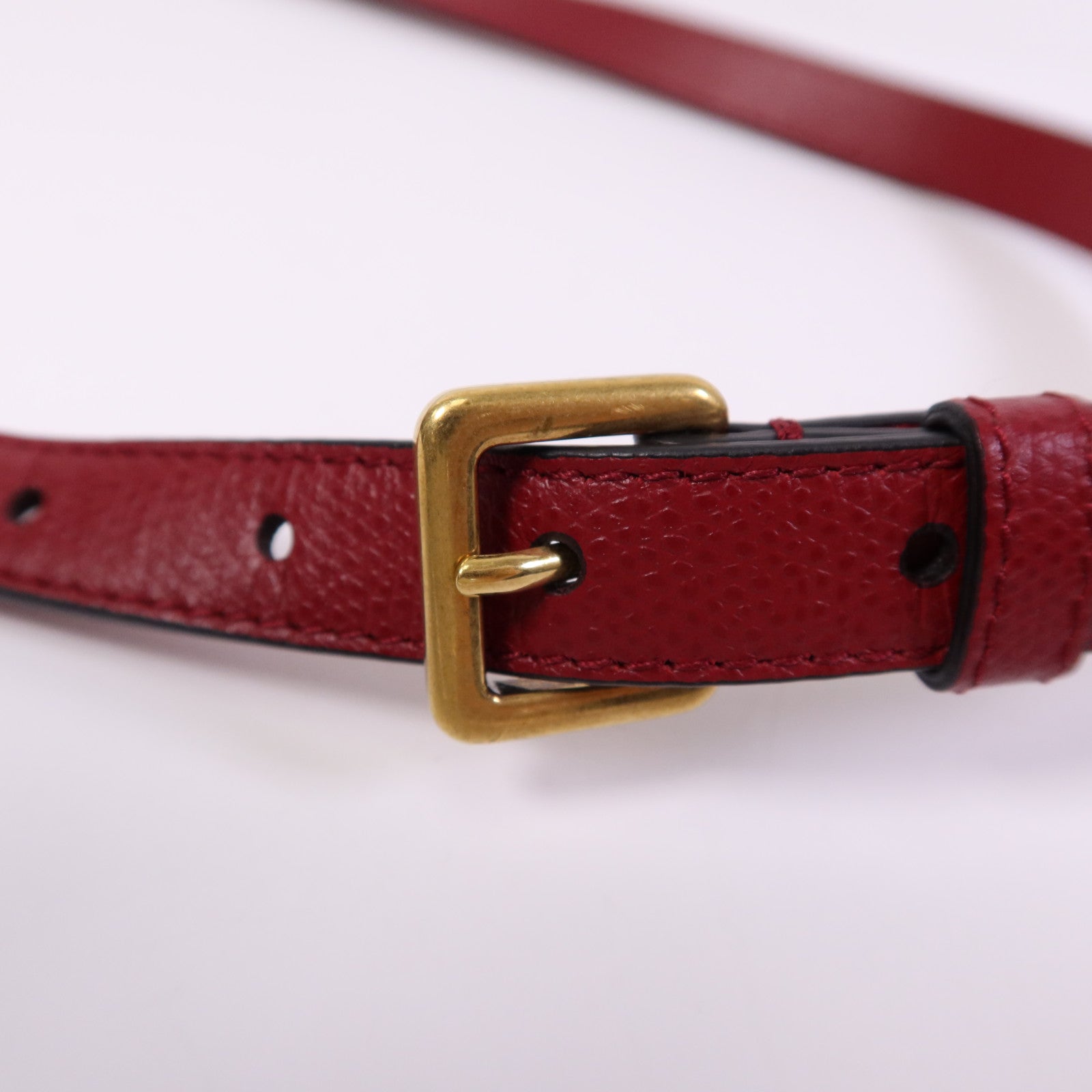 Dior 牛皮皮革Saddle Pouch Belt Bag金扣腰包