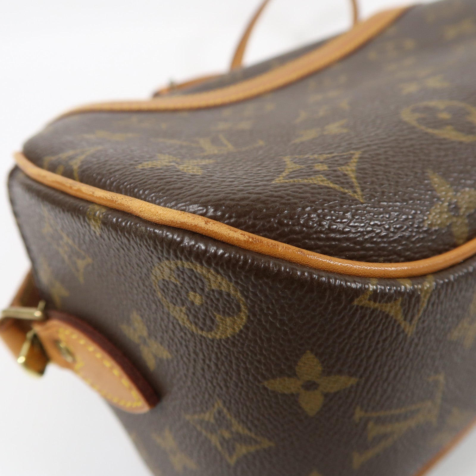 LOUIS VUITTON Monogram Blois金扣肩背袋棕色