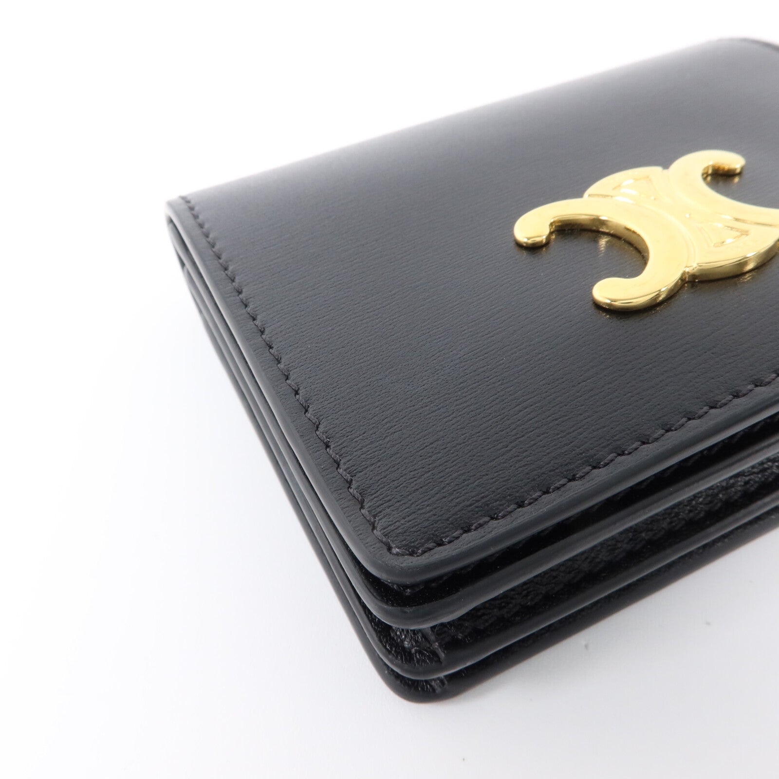 CELINE 牛皮皮革Card Case金扣卡片套