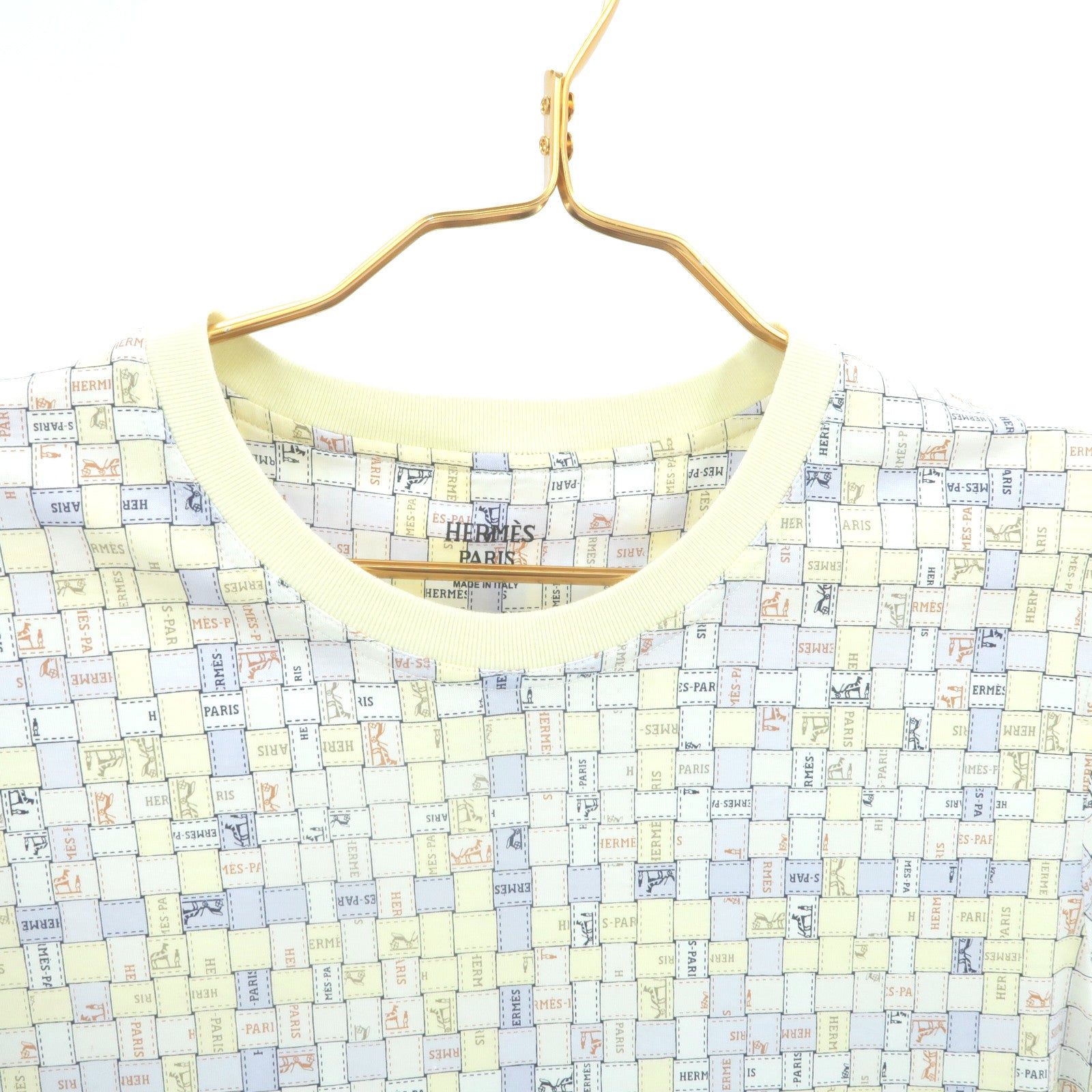 HERMES Cotton Bolduc Printed Dress連身裙