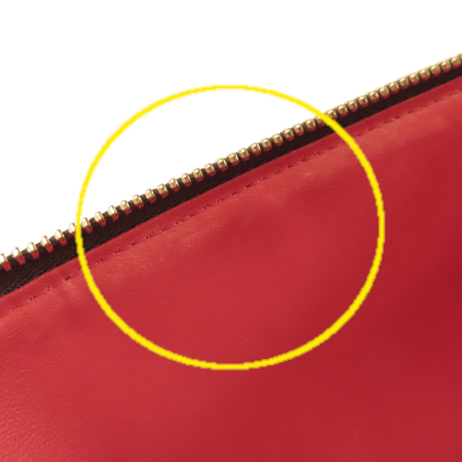 LOUIS VUITTON Monogram Portefeuille Adele Long Wallet金扣長錢包啡色/紅色