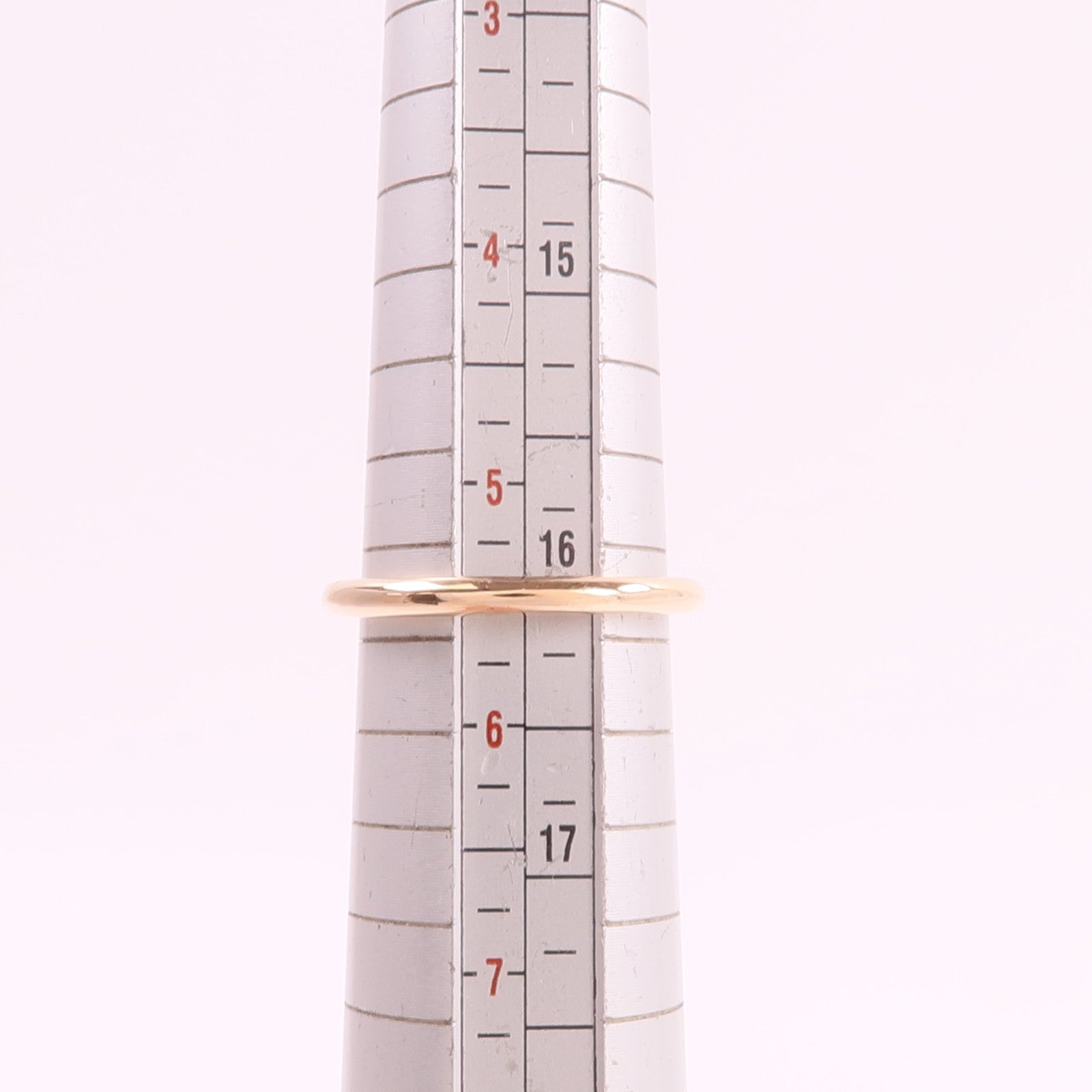 HERMES 18K玫瑰金Echappee Ring鑽石戒指