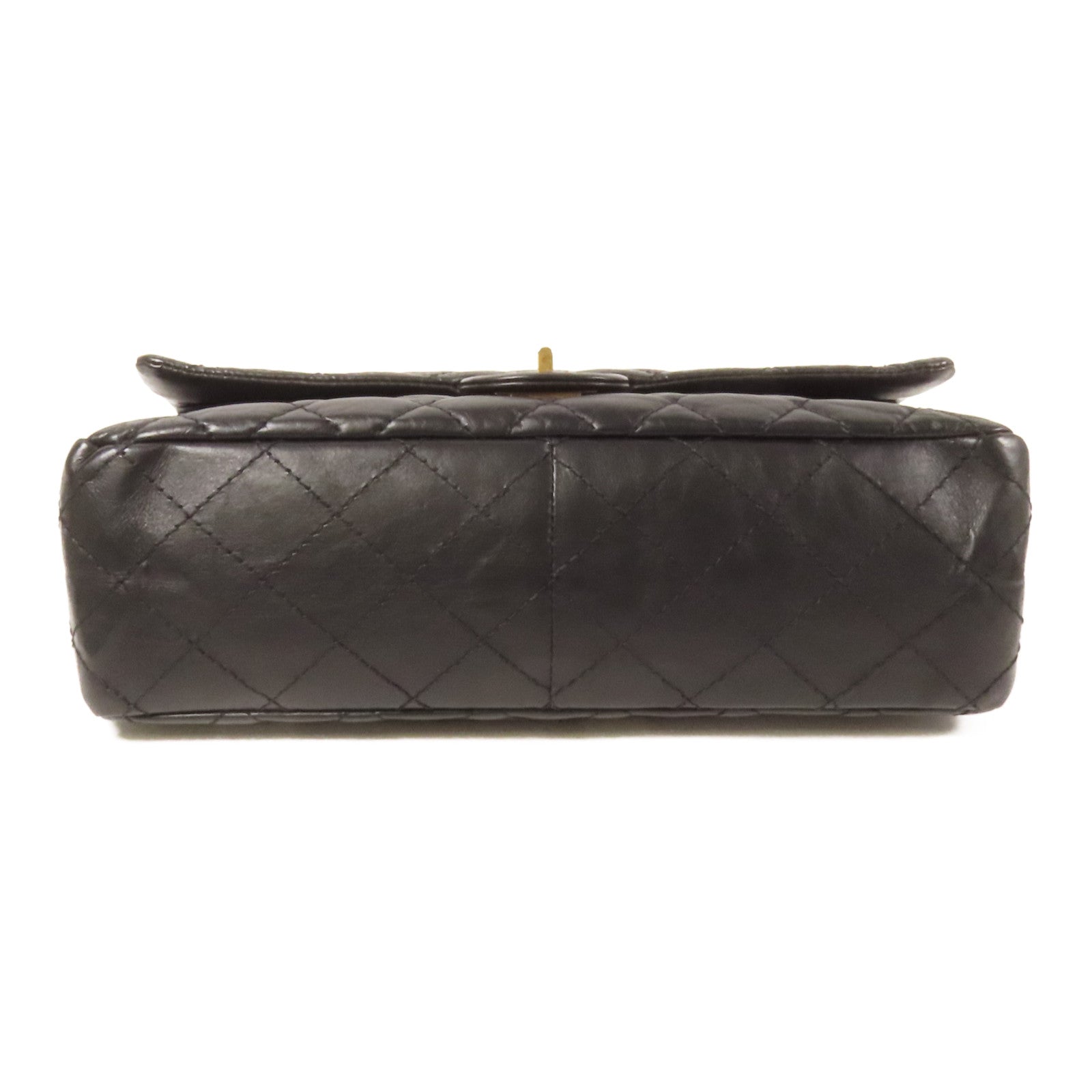 CHANEL 牛皮皮革2.55金扣鏈帶肩背袋