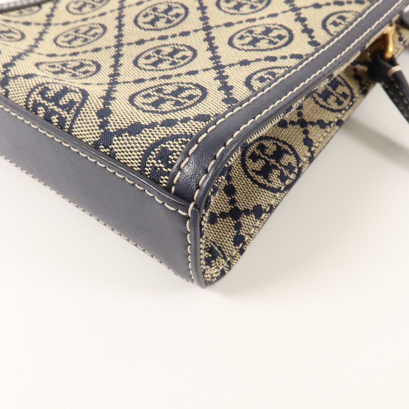 Tory Burch 帆布T Monogram Jacquard Mini Tote手挽肩背兩用袋