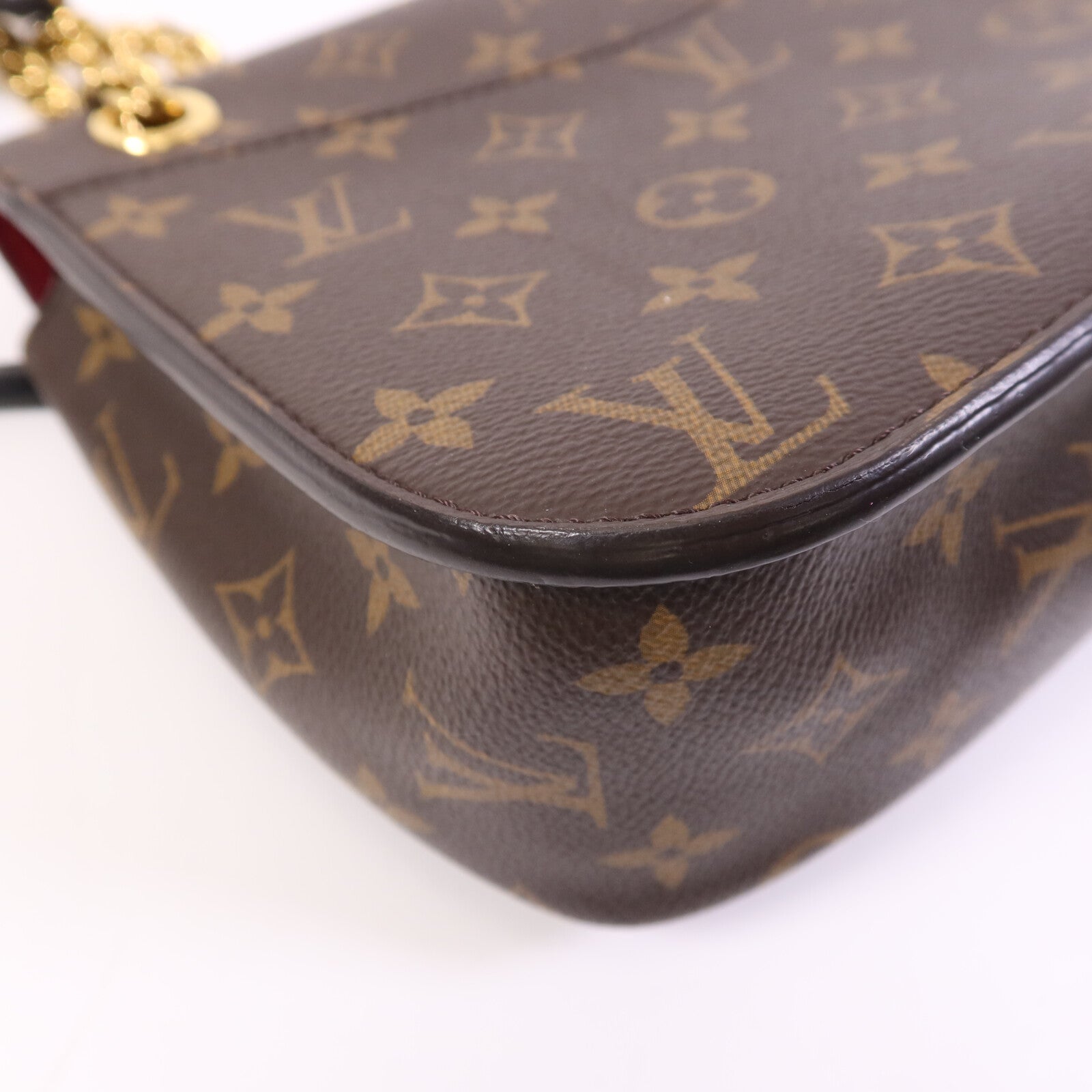 LOUIS VUITTON Monogram Passy金扣鏈帶肩背袋