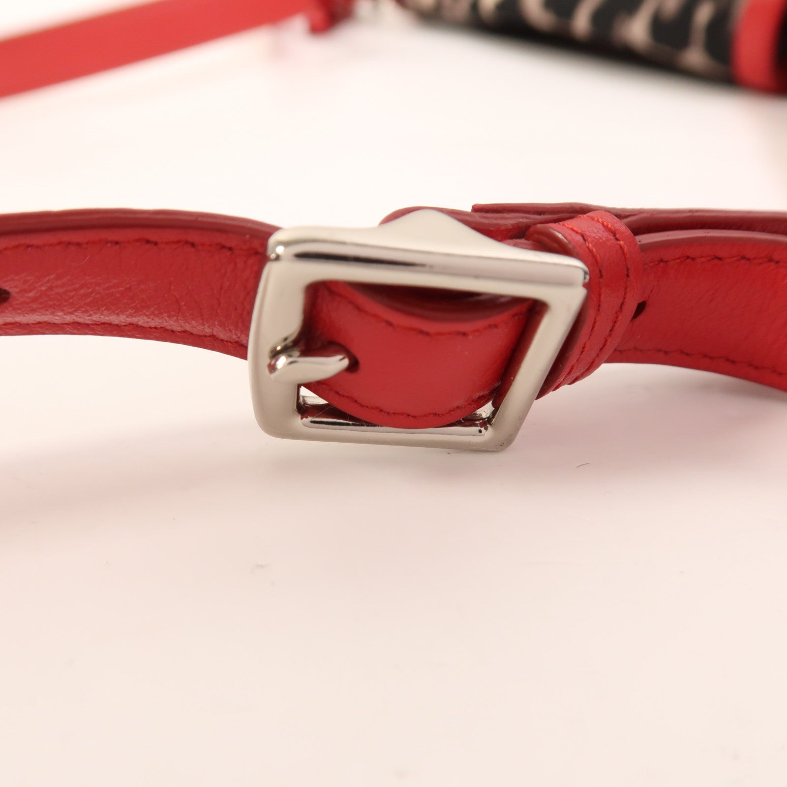 COACH 帆布/牛皮皮革Shoulder Bag銀扣肩背袋