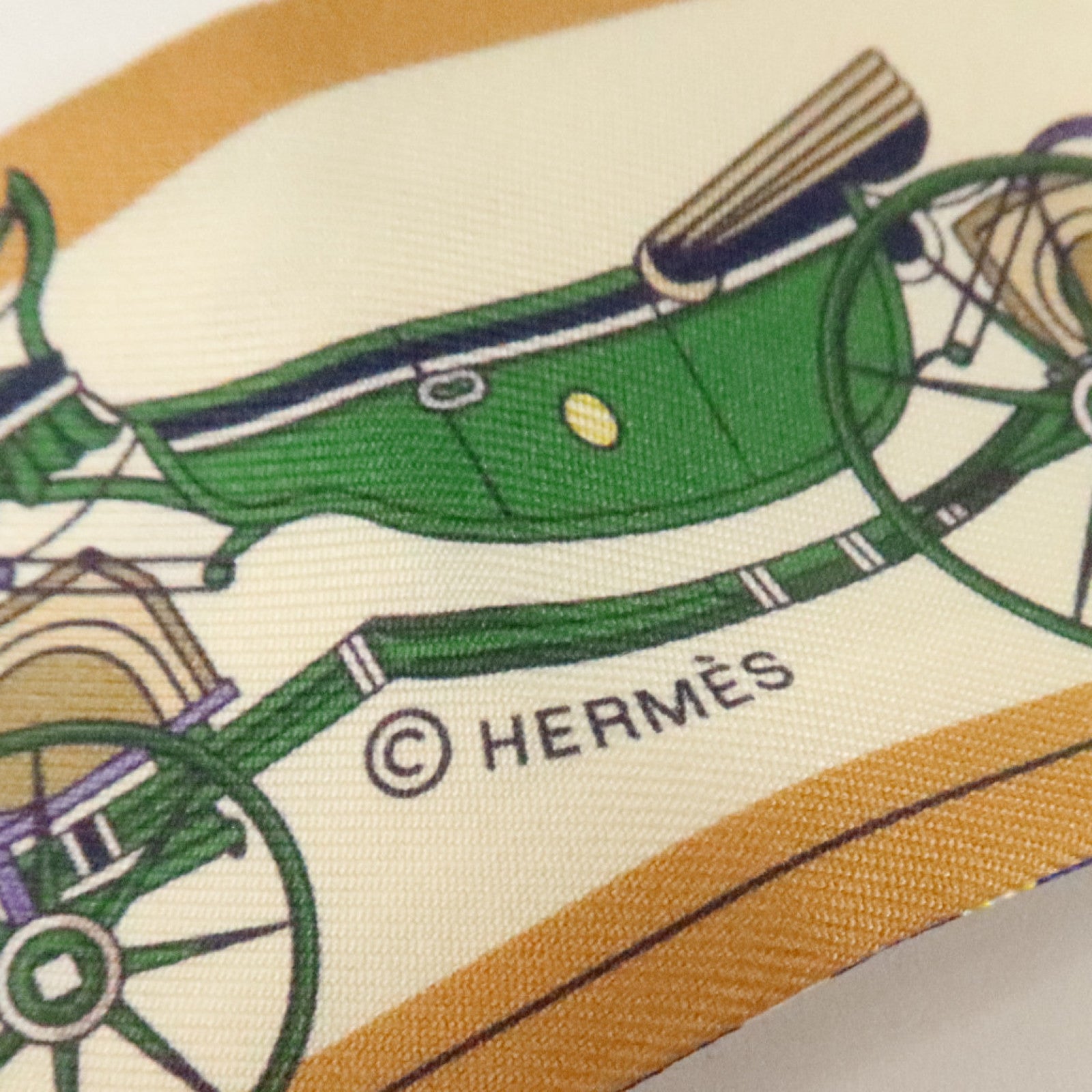 HERMES 絲質Twilly絲巾