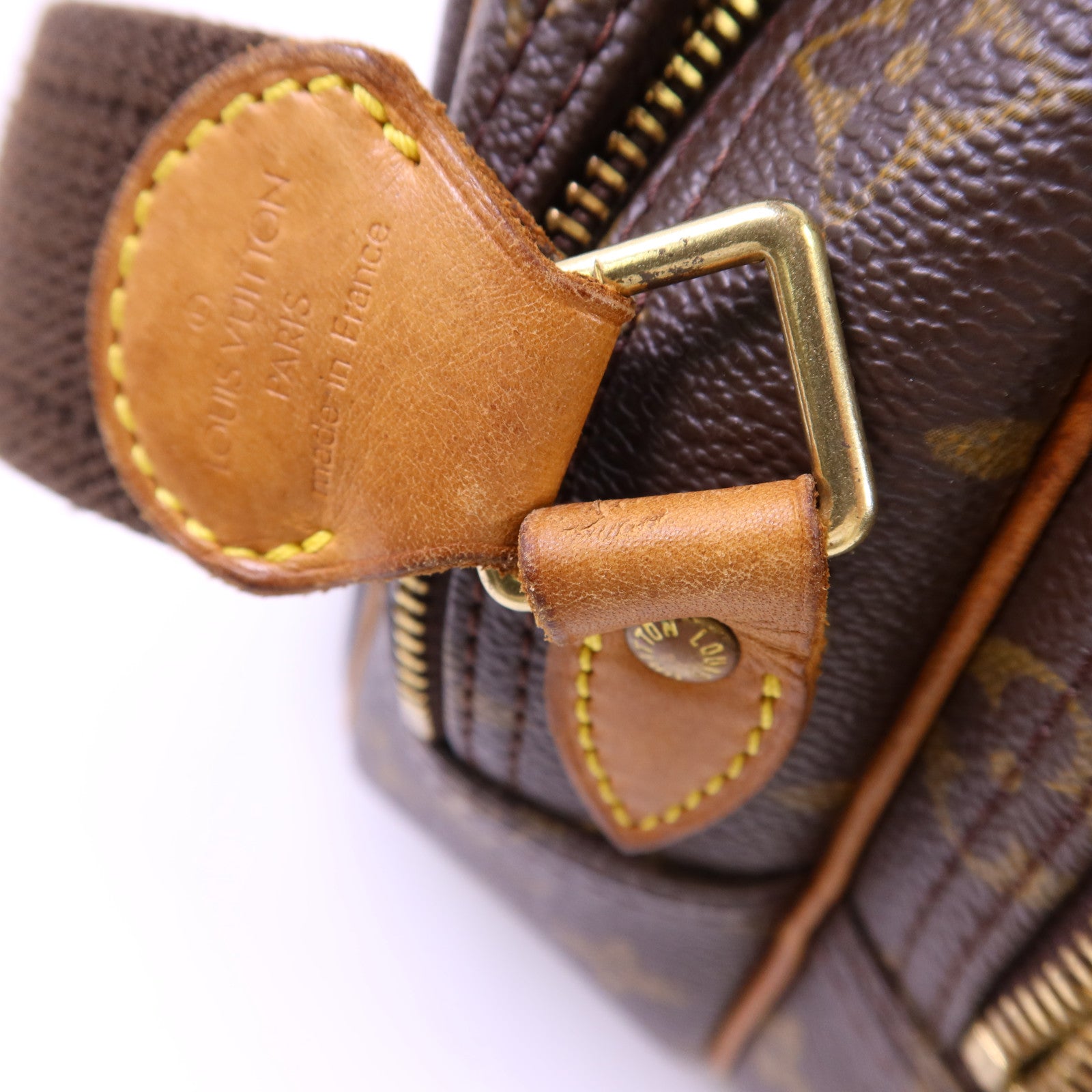 LOUIS VUITTON Monogram Reporter PM金扣肩背袋