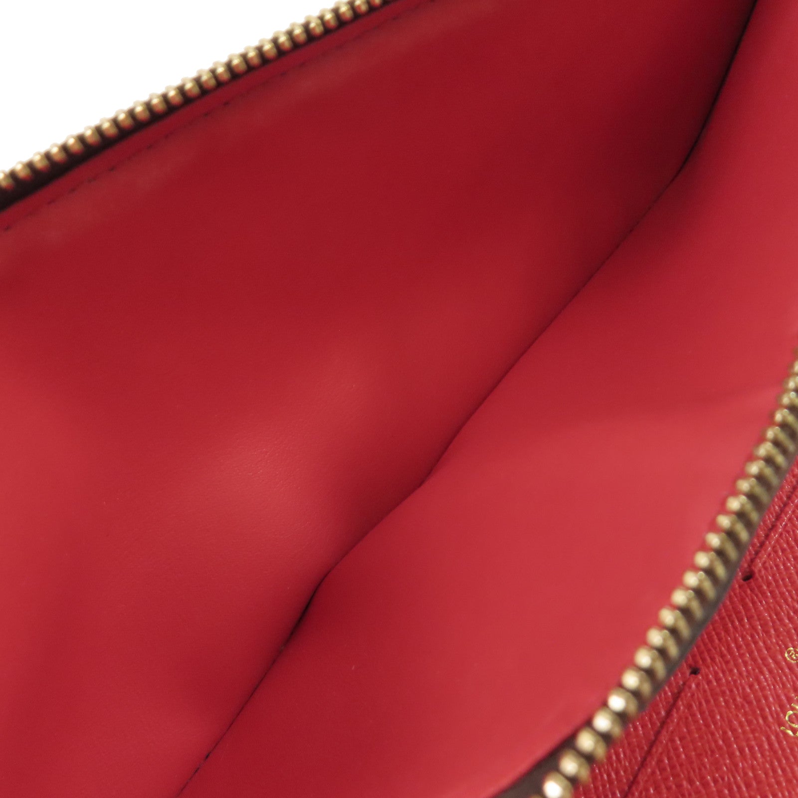 LOUIS VUITTON Monogram Portefeuille Adele Long Wallet金扣長錢包啡色/紅色