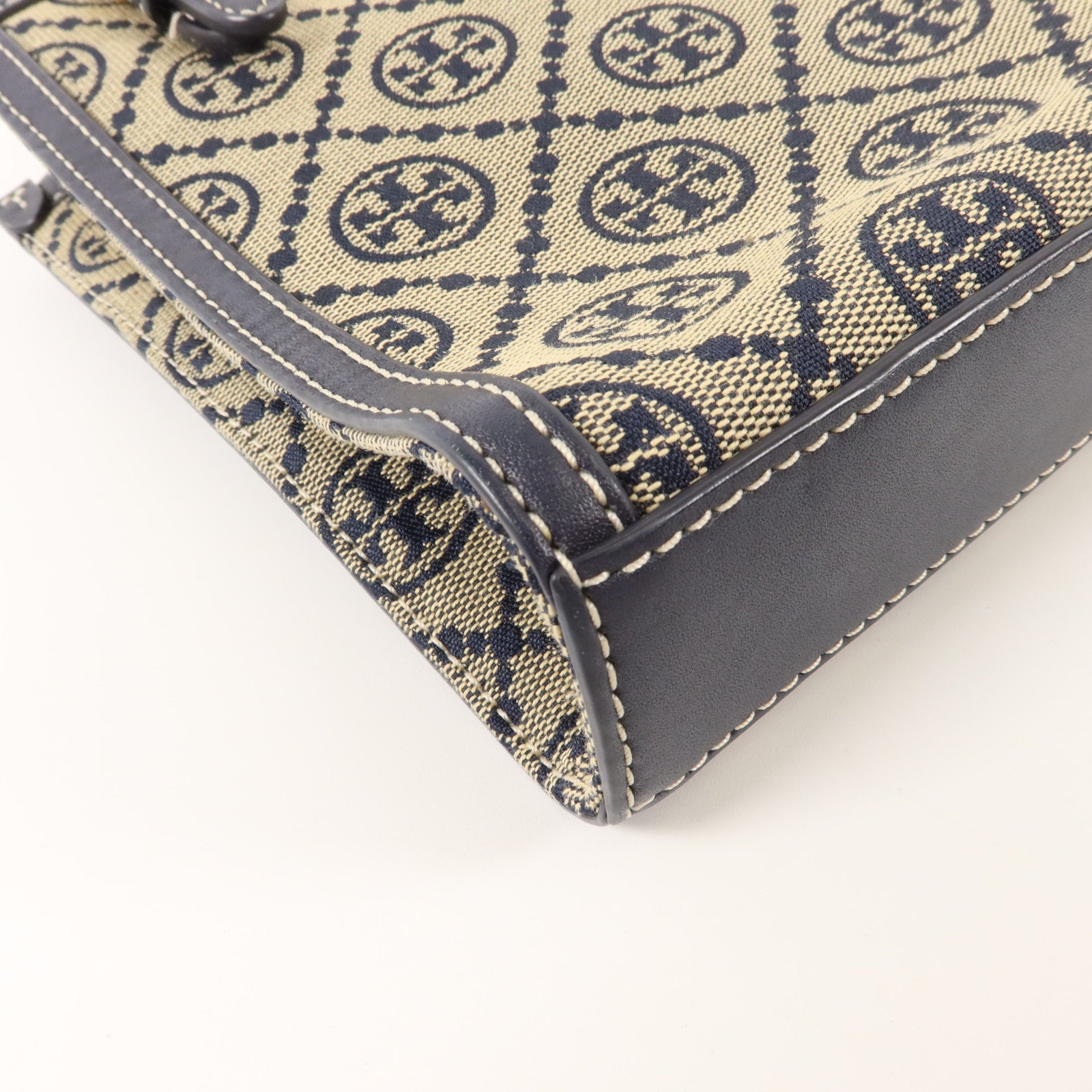 Tory Burch 帆布T Monogram Jacquard Mini Tote手挽肩背兩用袋