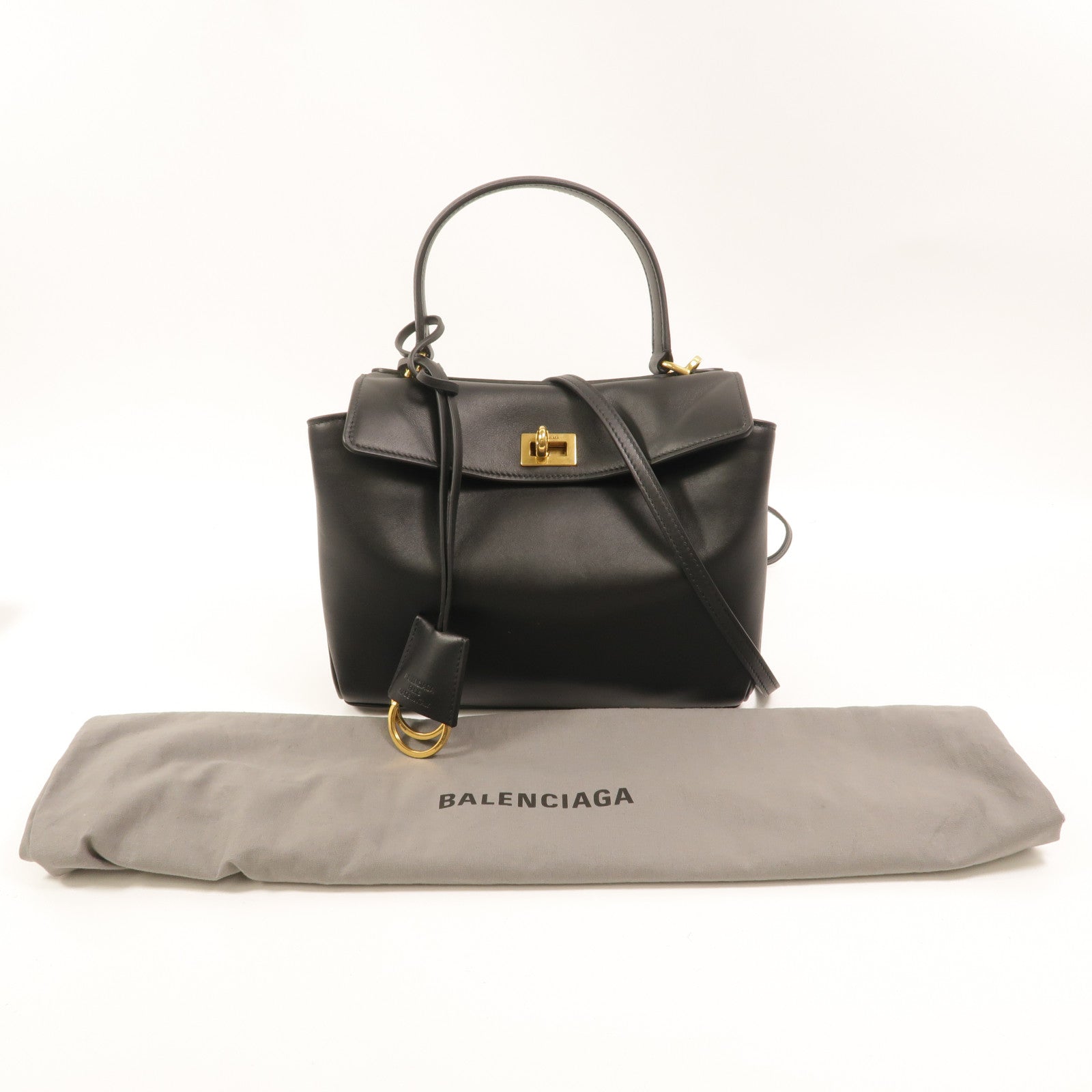 BALENCIAGA 牛皮皮革Rodeo Mini手挽肩背兩用袋
