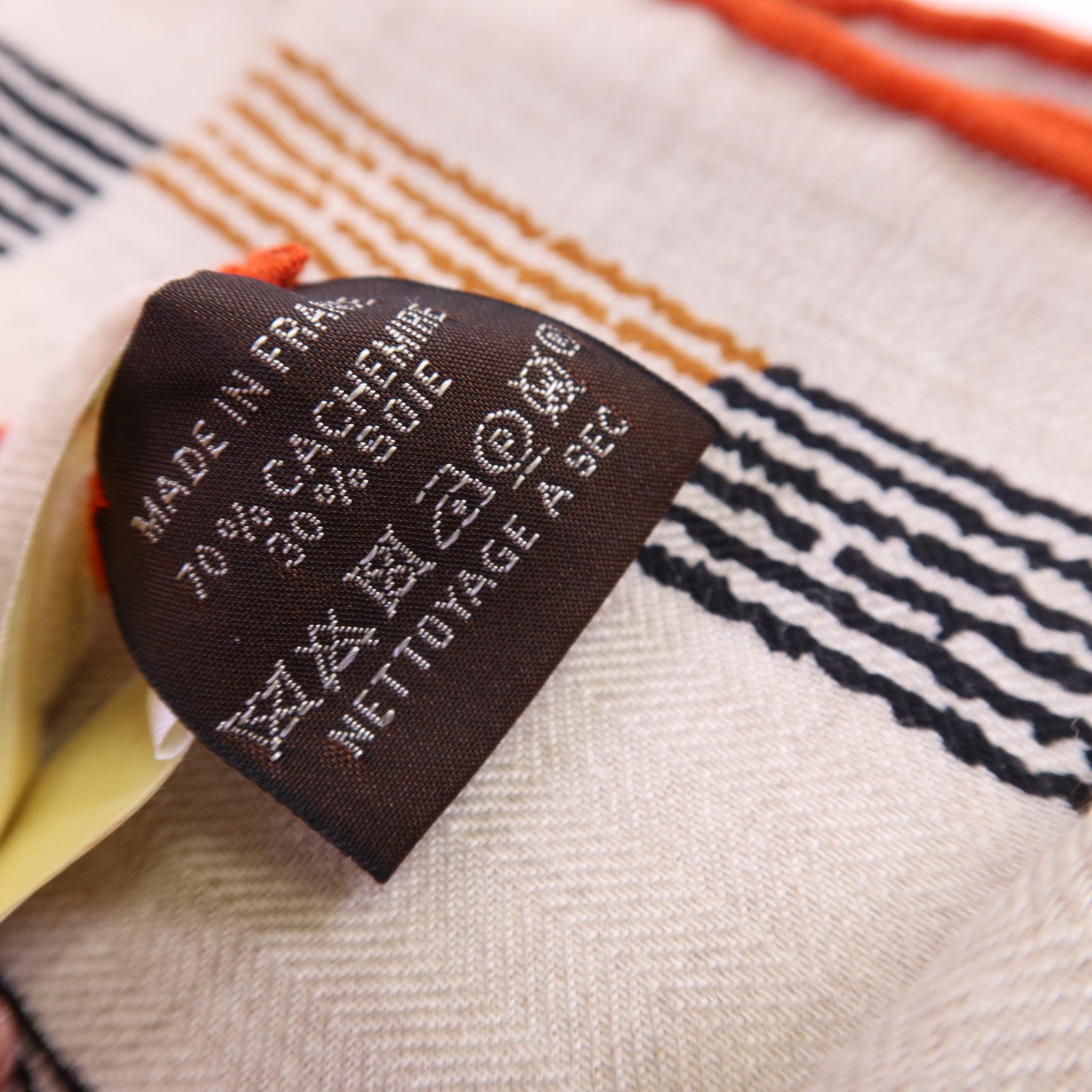 HERMES 【激減優惠】羊絨/絲質Mors A Jouets Bandana Shawl 140x140絲巾
