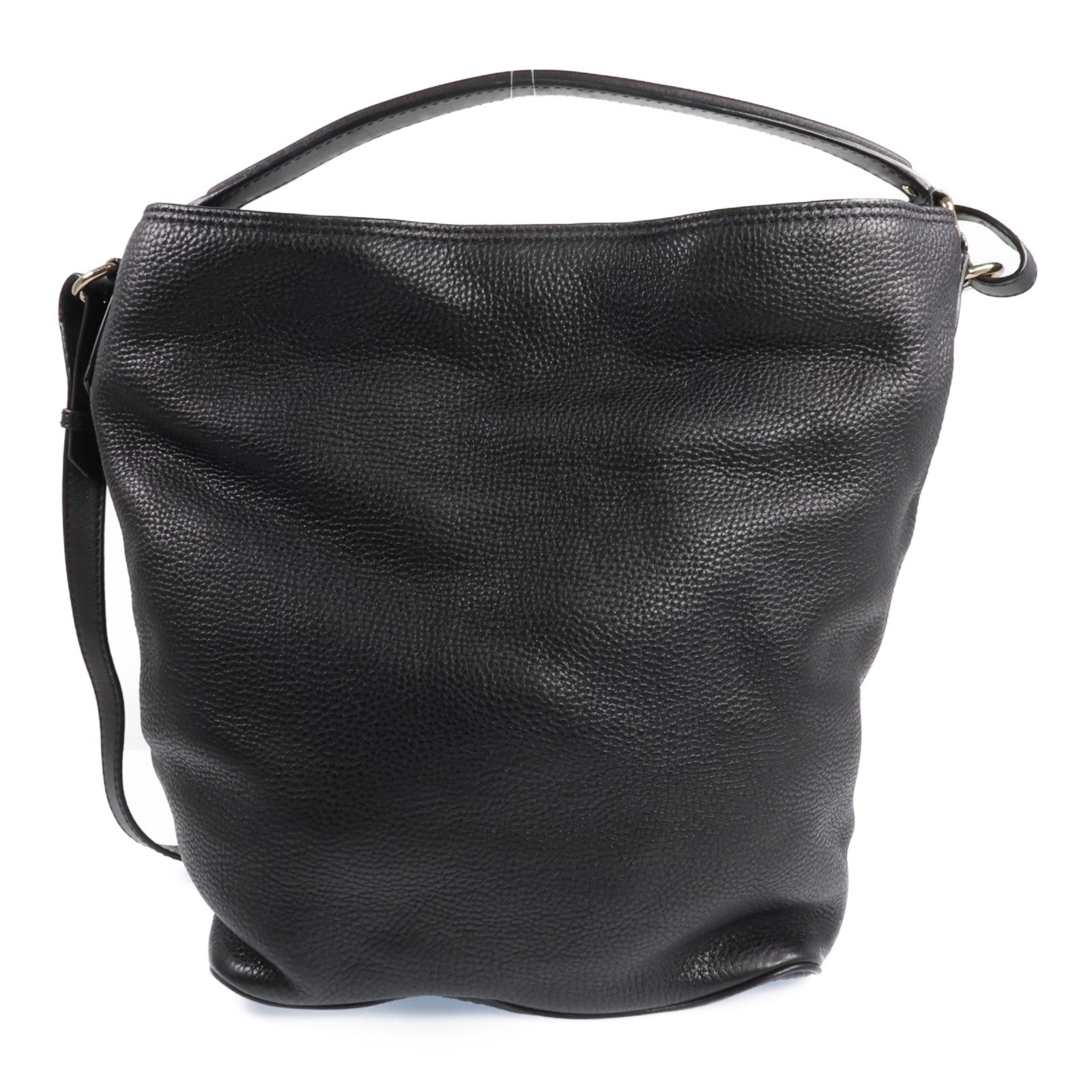 BURBERRY 牛皮皮革Ashby Leather Hobo金扣手挽肩背兩用袋