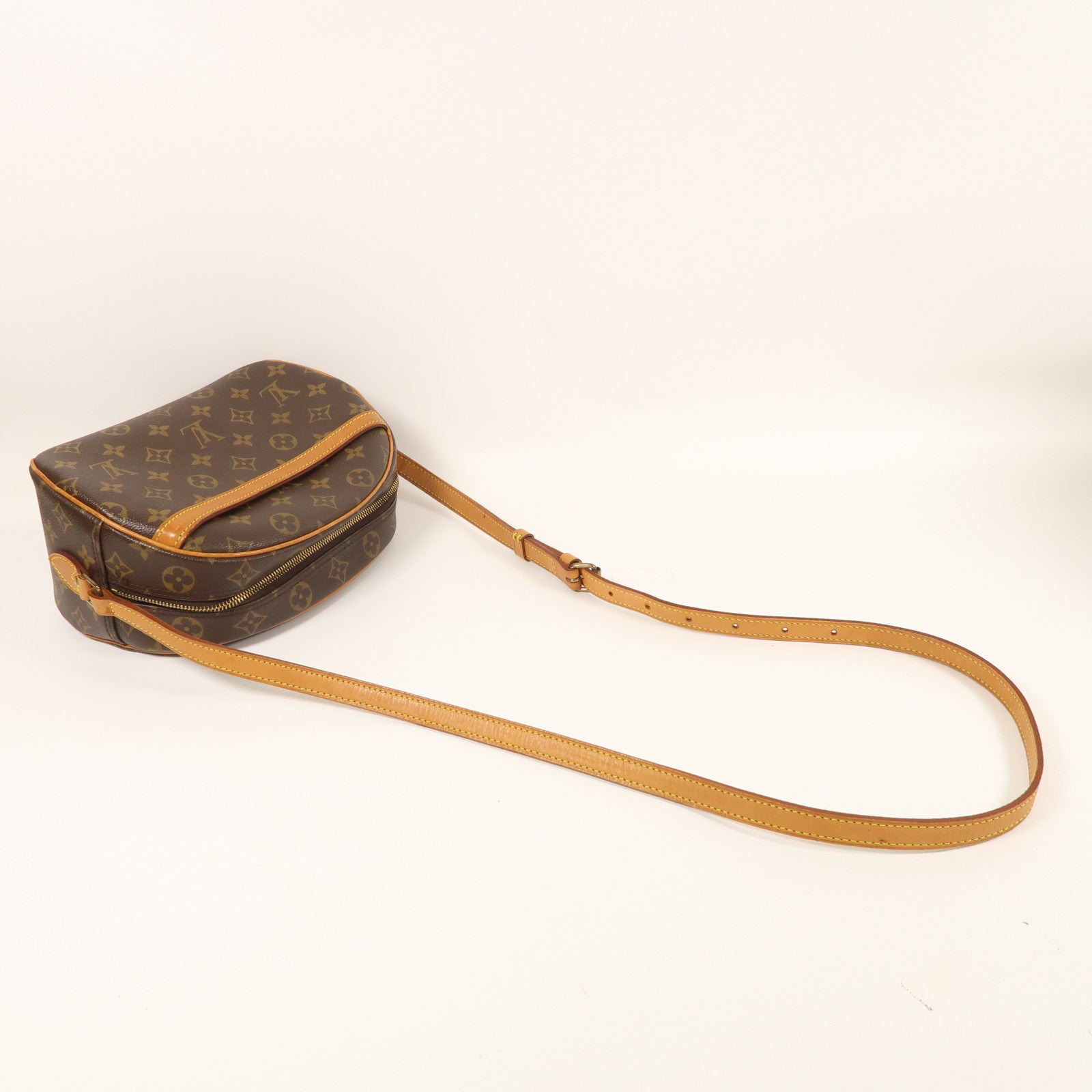 LOUIS VUITTON Monogram Blois金扣肩背袋棕色