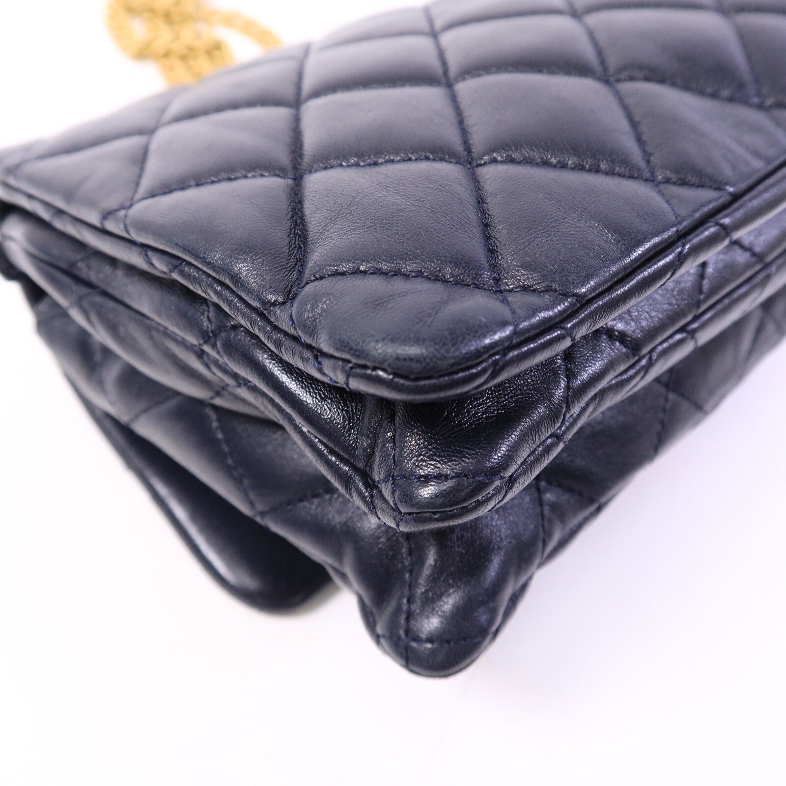 CHANEL 羊皮皮革Chain Shoulder Bag肩背袋