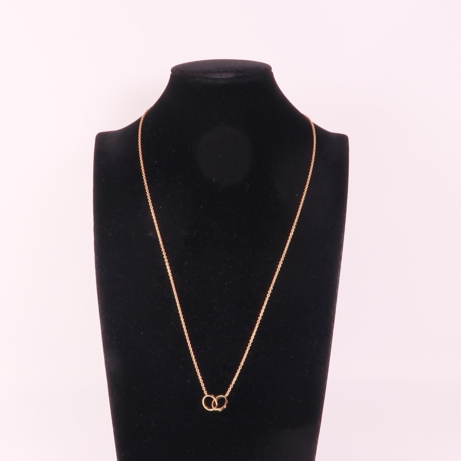 CARTIER 18K玫瑰金Love Necklace項鍊