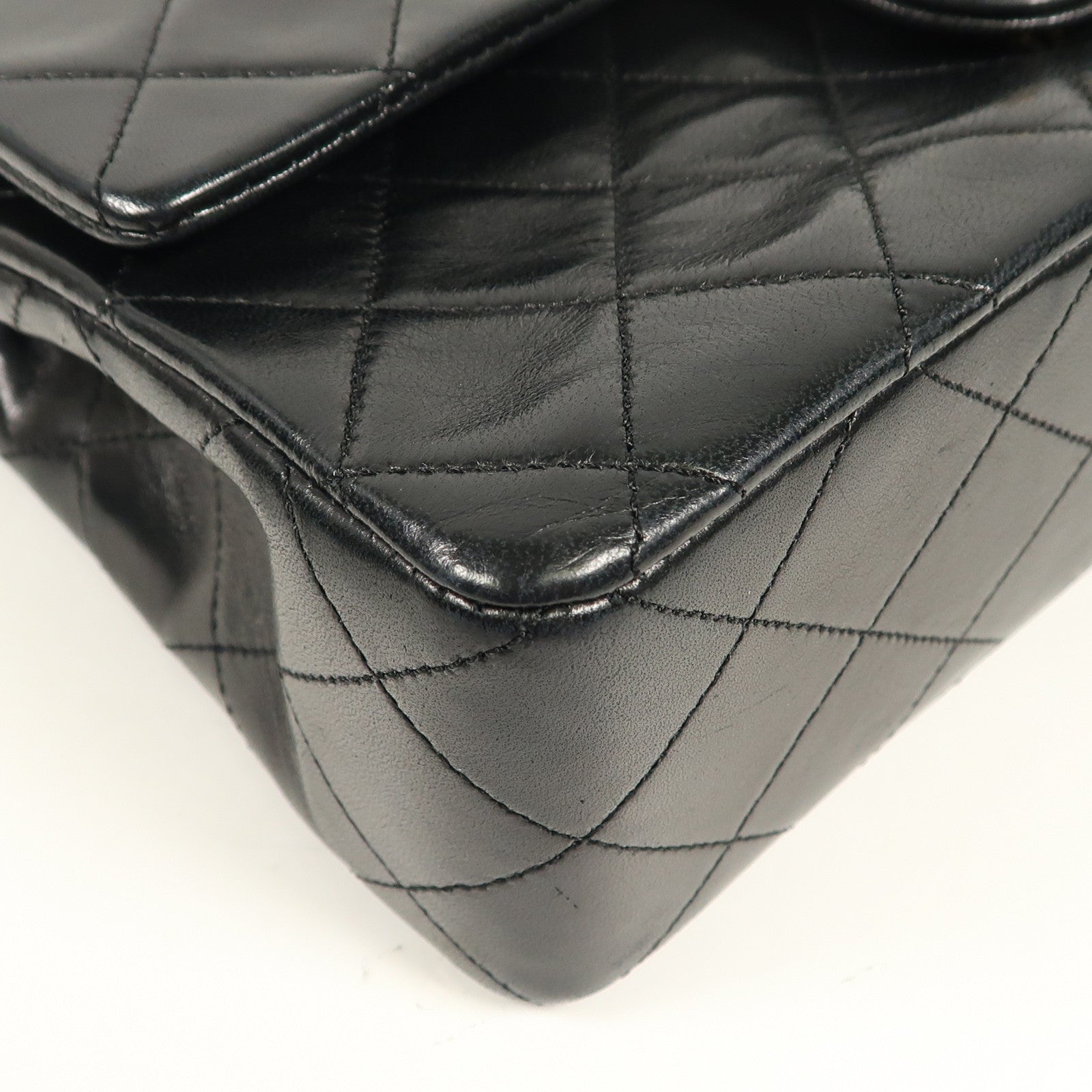 CHANEL 羊皮皮革Classic 23 Vintage金扣鏈帶肩背袋