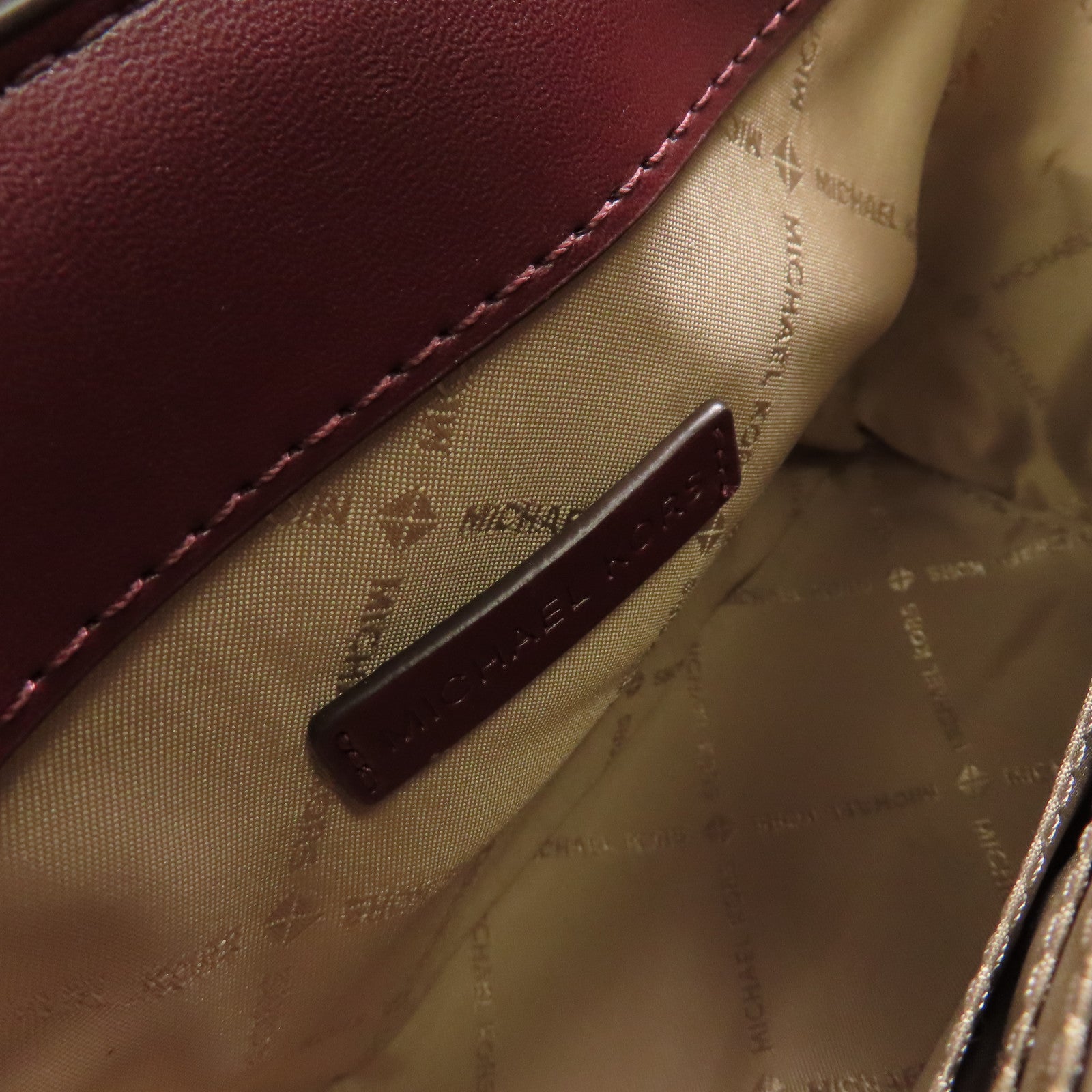 Michael Kors 牛皮皮革Mini Manhattan Bag金扣手挽肩背兩用袋