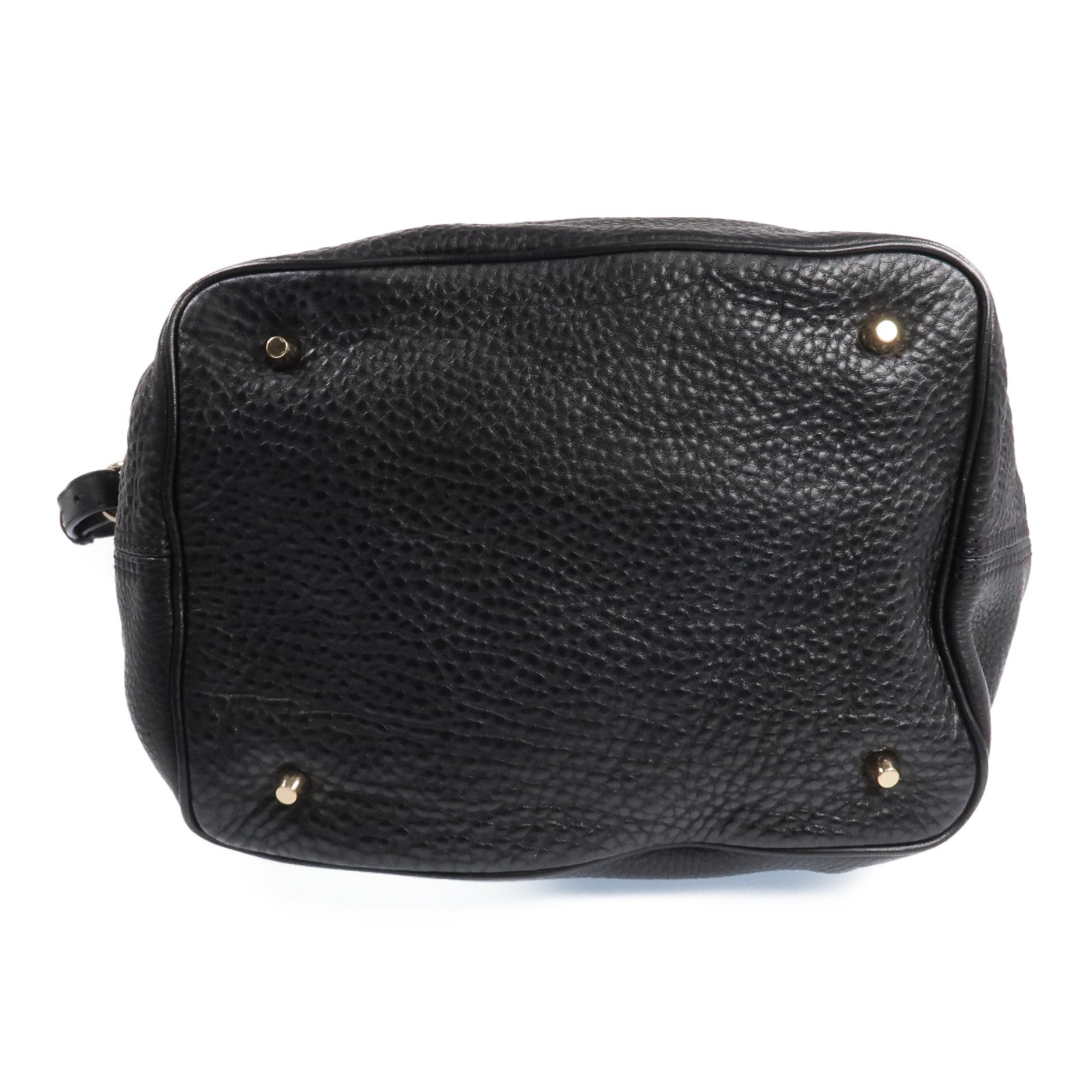 BURBERRY 牛皮皮革Ashby Leather Hobo金扣手挽肩背兩用袋