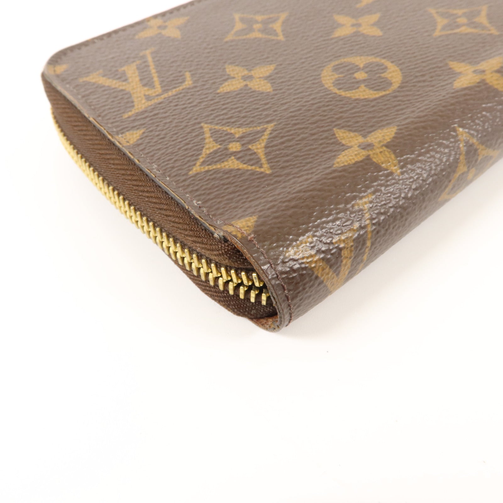 LOUIS VUITTON Monogram Zipper Long Wallet金扣長錢包