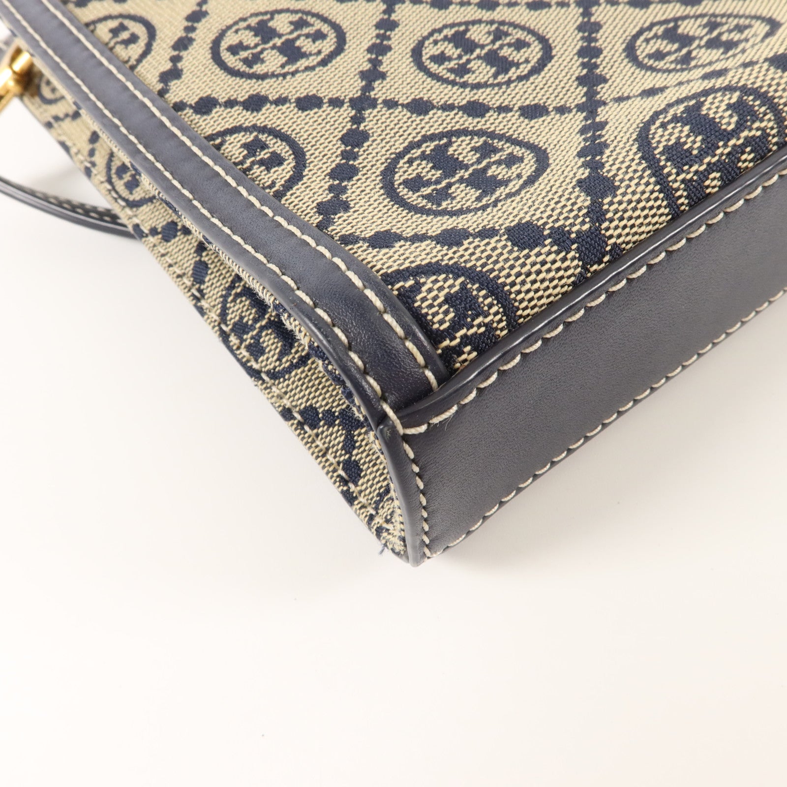 Tory Burch 帆布T Monogram Jacquard Mini Tote手挽肩背兩用袋